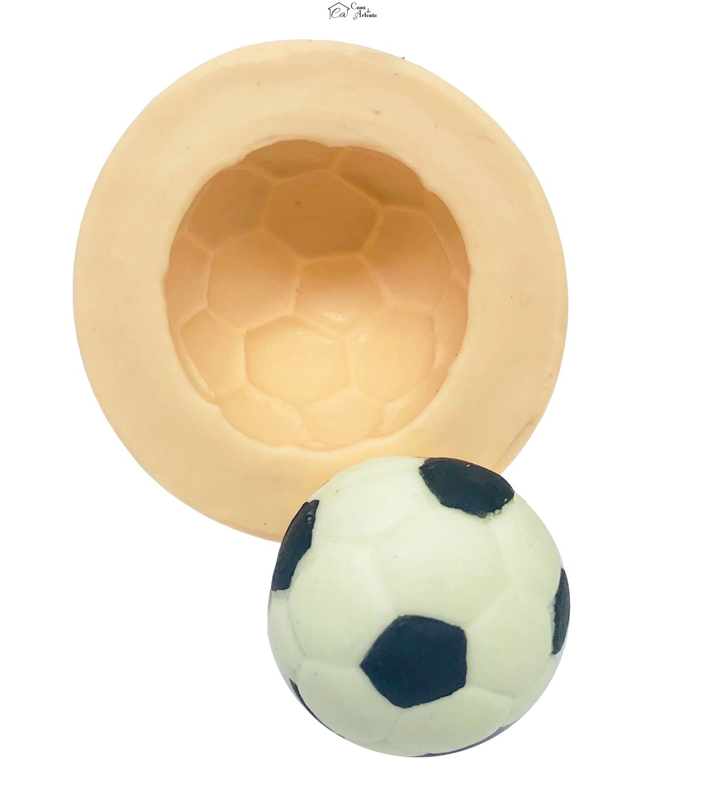 Molde de silicone - Bola Futebol  II