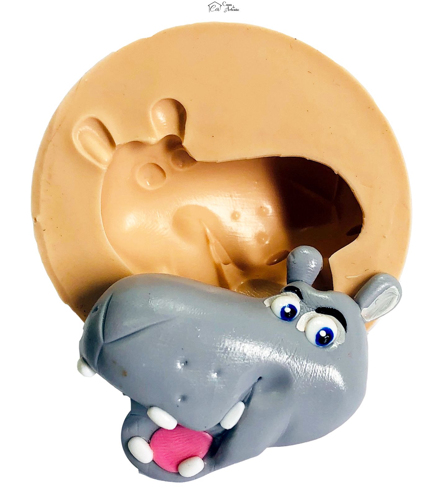 Molde de silicone - A Guarda do Leão - Rosto Beshte - Grande - P772