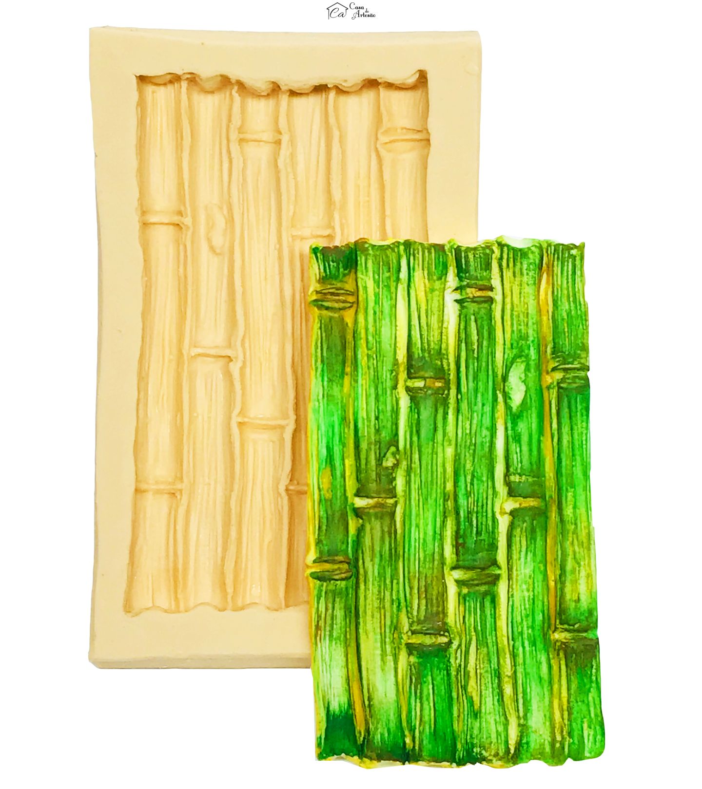 Molde de silicone - Bambu - P593