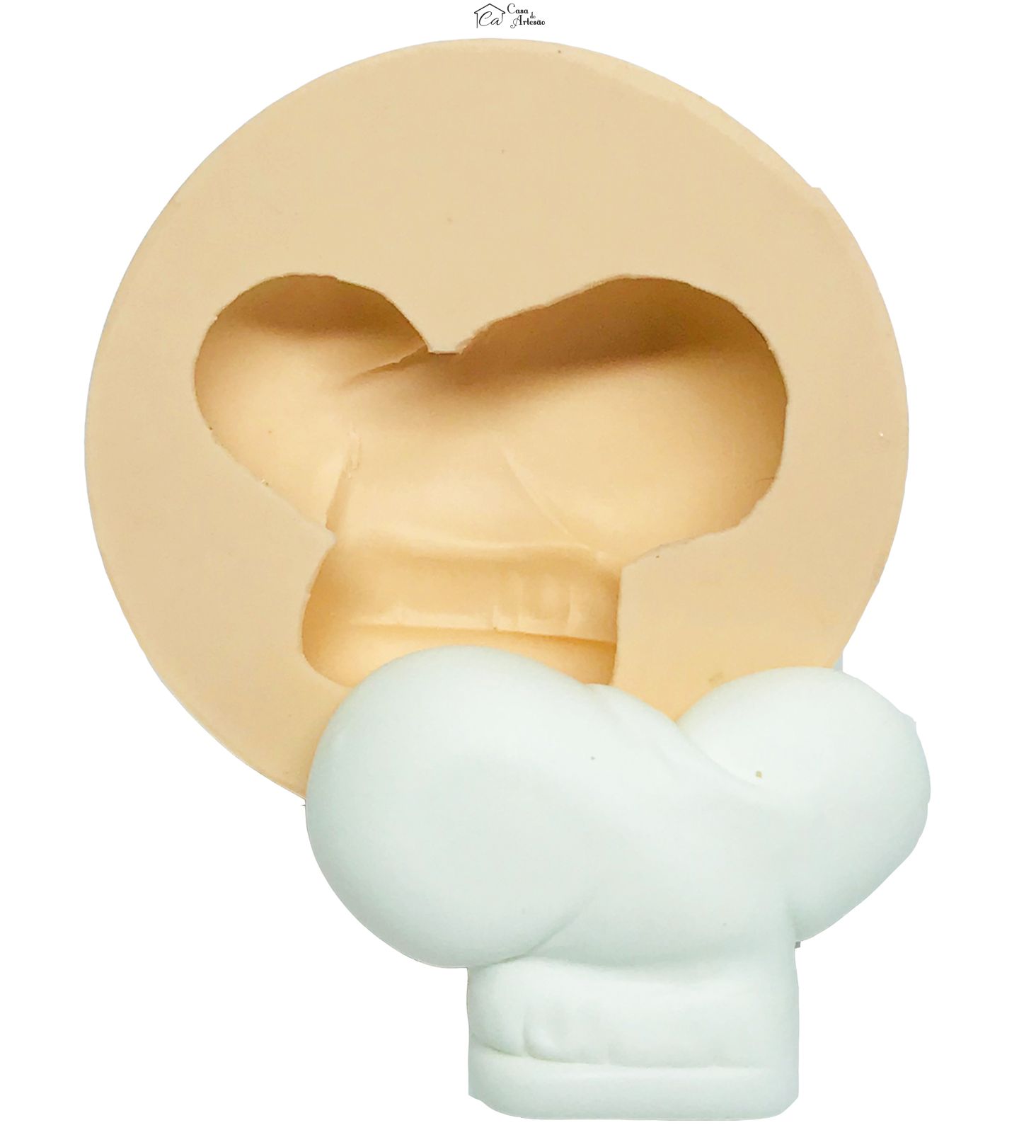 Molde de silicone - Utensilios de Cozinha - Chapeu Chef Mod.02 - Grande - P550