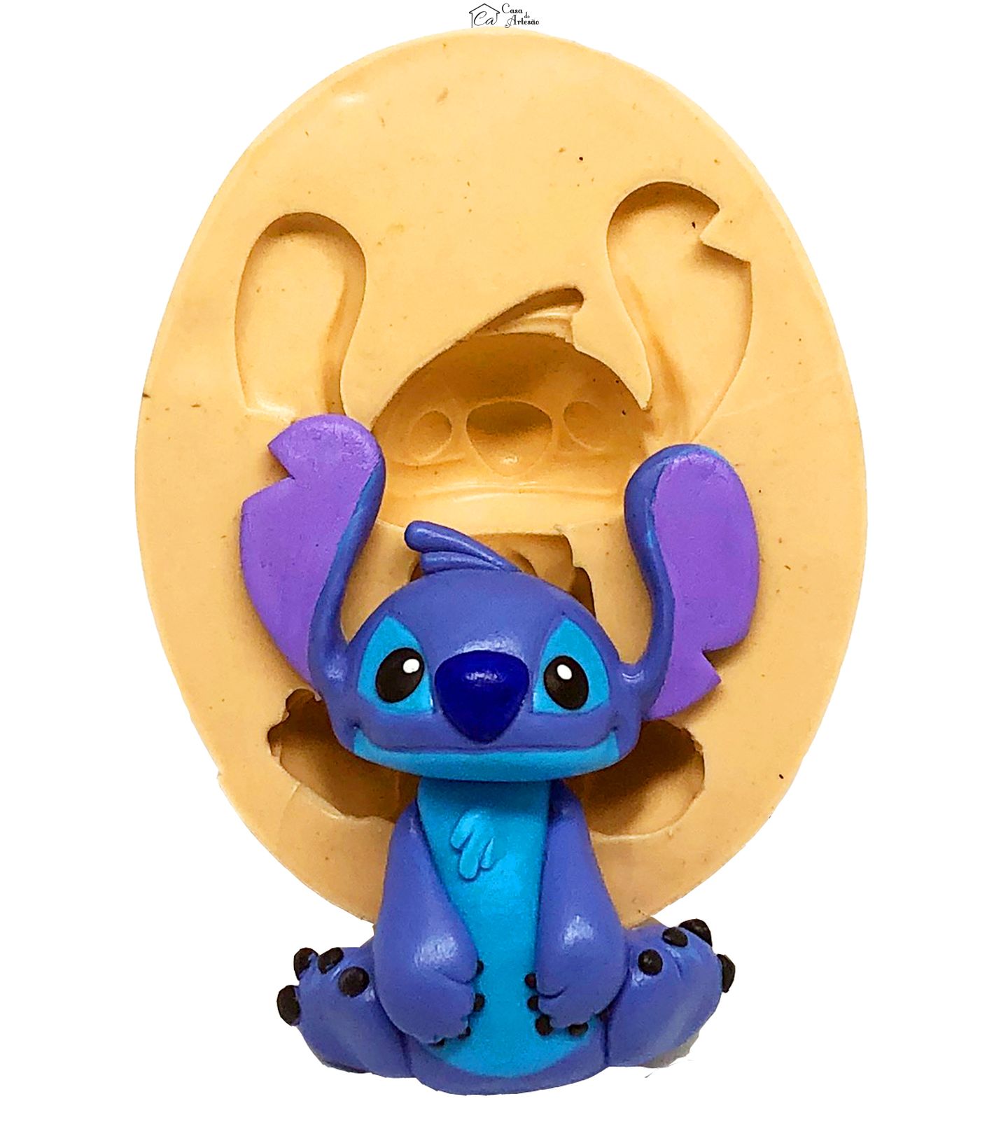 Molde de silicone - Lilo & Stitch - Stitch - Grande - P865