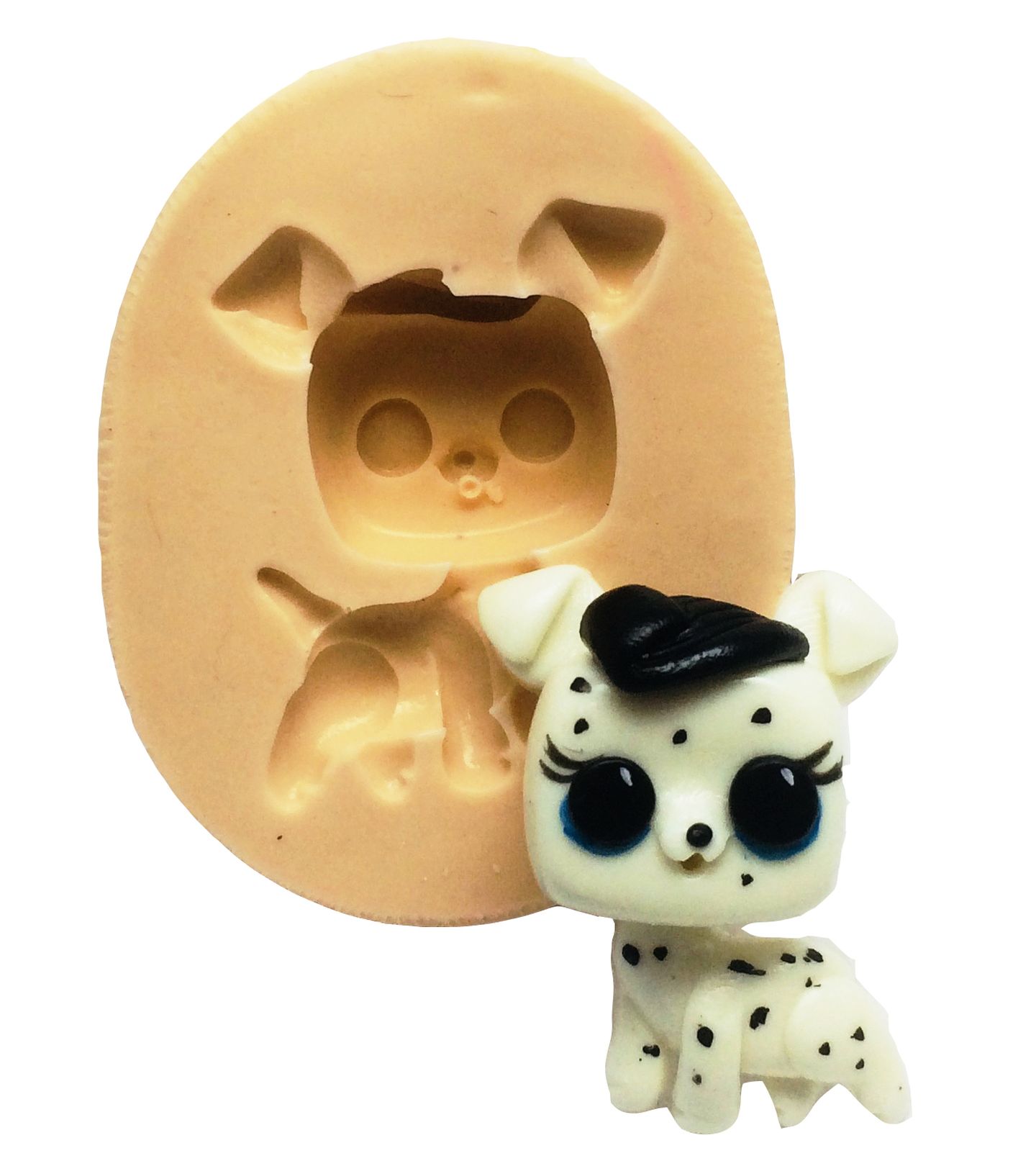 Molde de silicone - Boneca Lol - Pet Curious Q.T. - Grande - P367 / P370