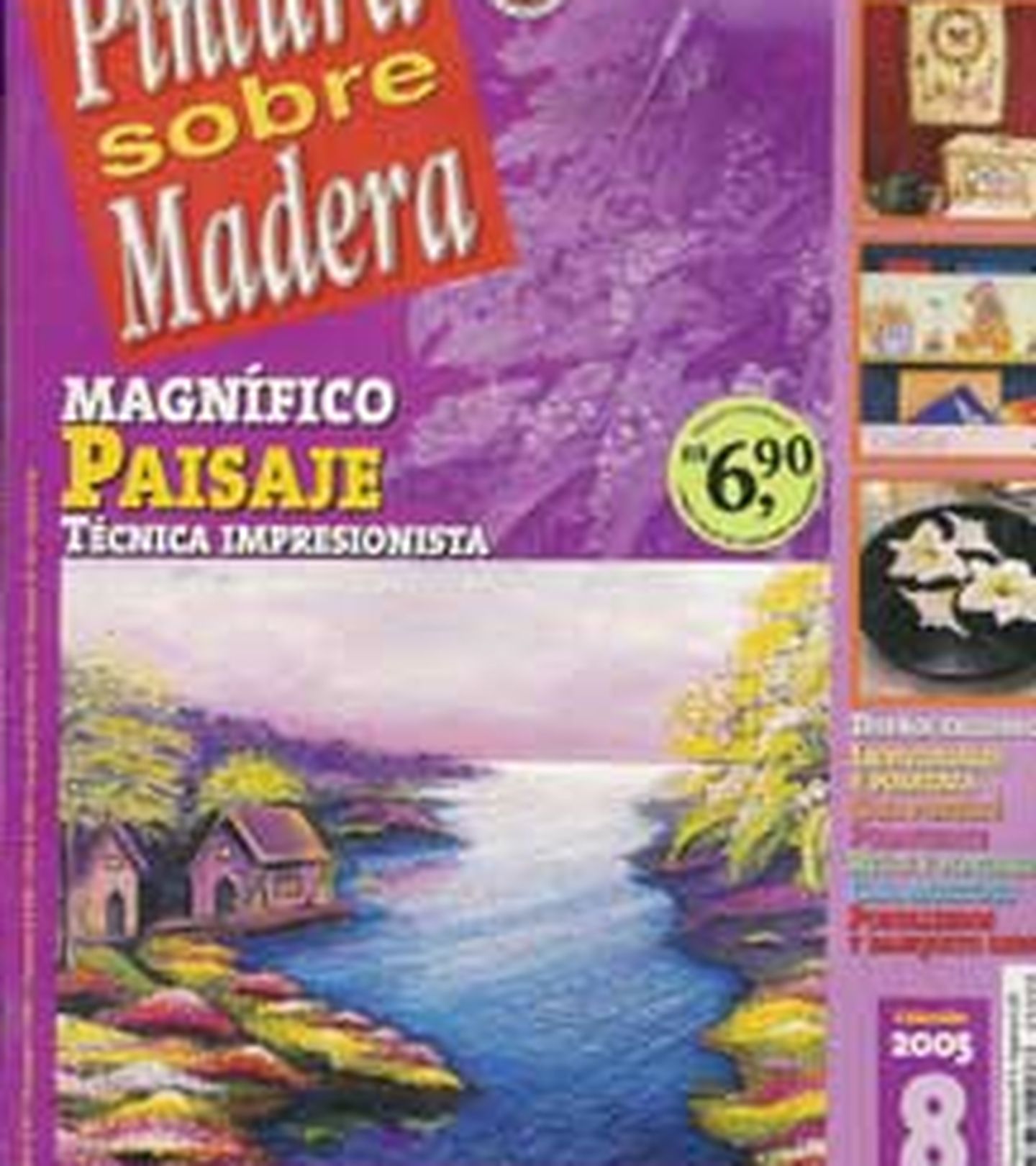Revista - Ed.Bienvenidas - Arg - Pintura Madera - nº 08