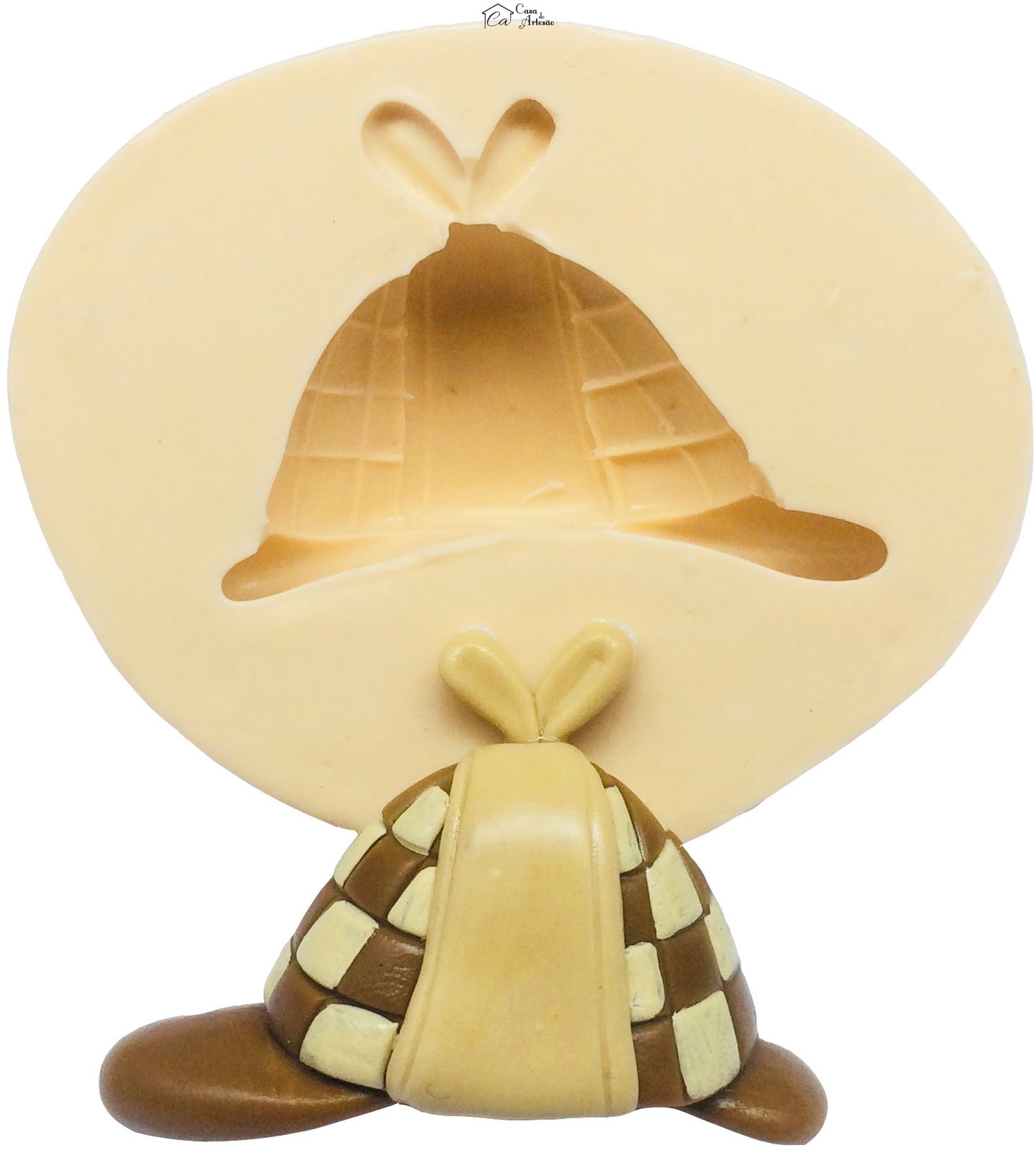 Molde de silicone - Detetive - Chapeu - P272