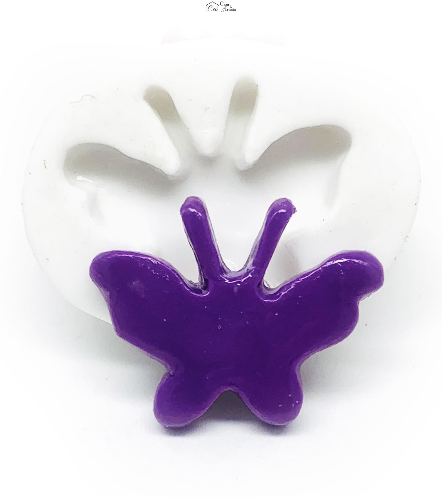 Molde de silicone - Os Aventureiros - Simbolo Roxo - Pequeno - P1210