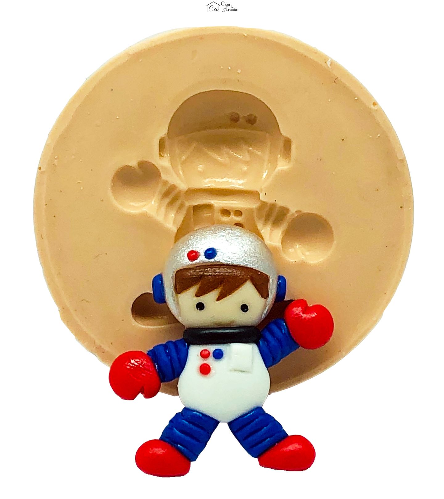 Molde de silicone - Astronauta - Pequeno - P785