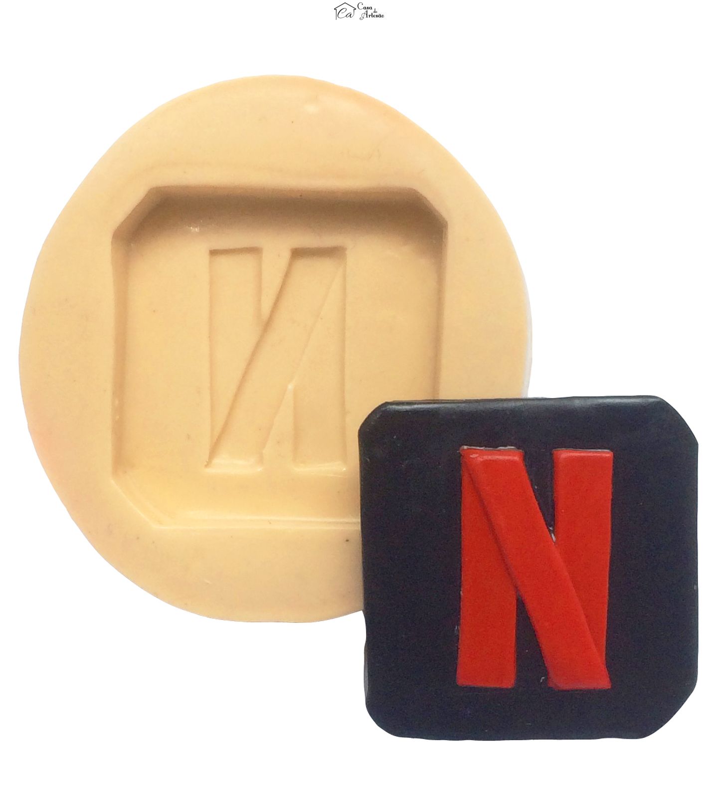 Molde de silicone - Netflix - Logo Medio - P215