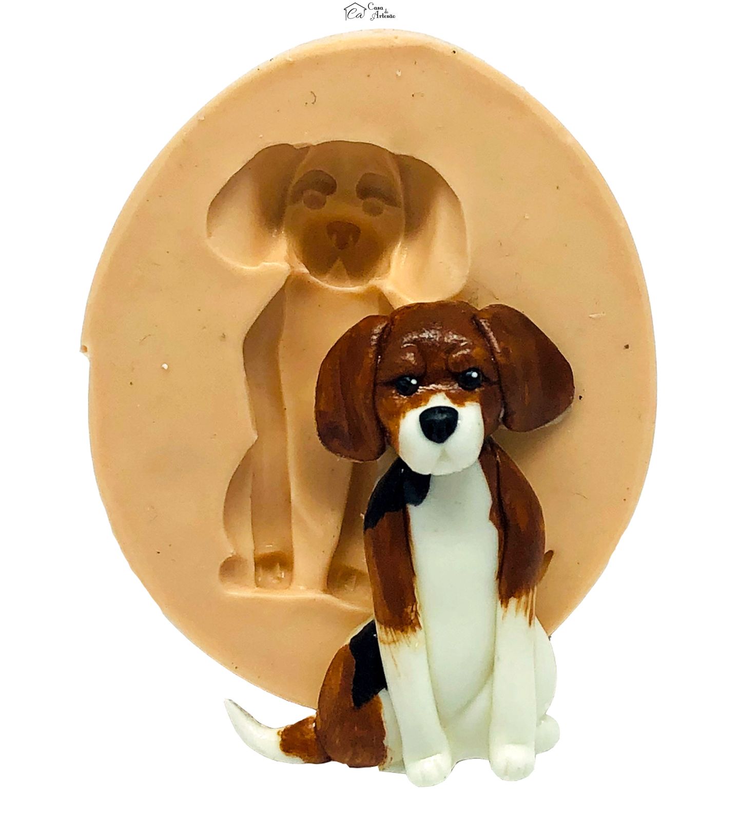 Molde de silicone - Cachorro - Beagle - Medio - P844