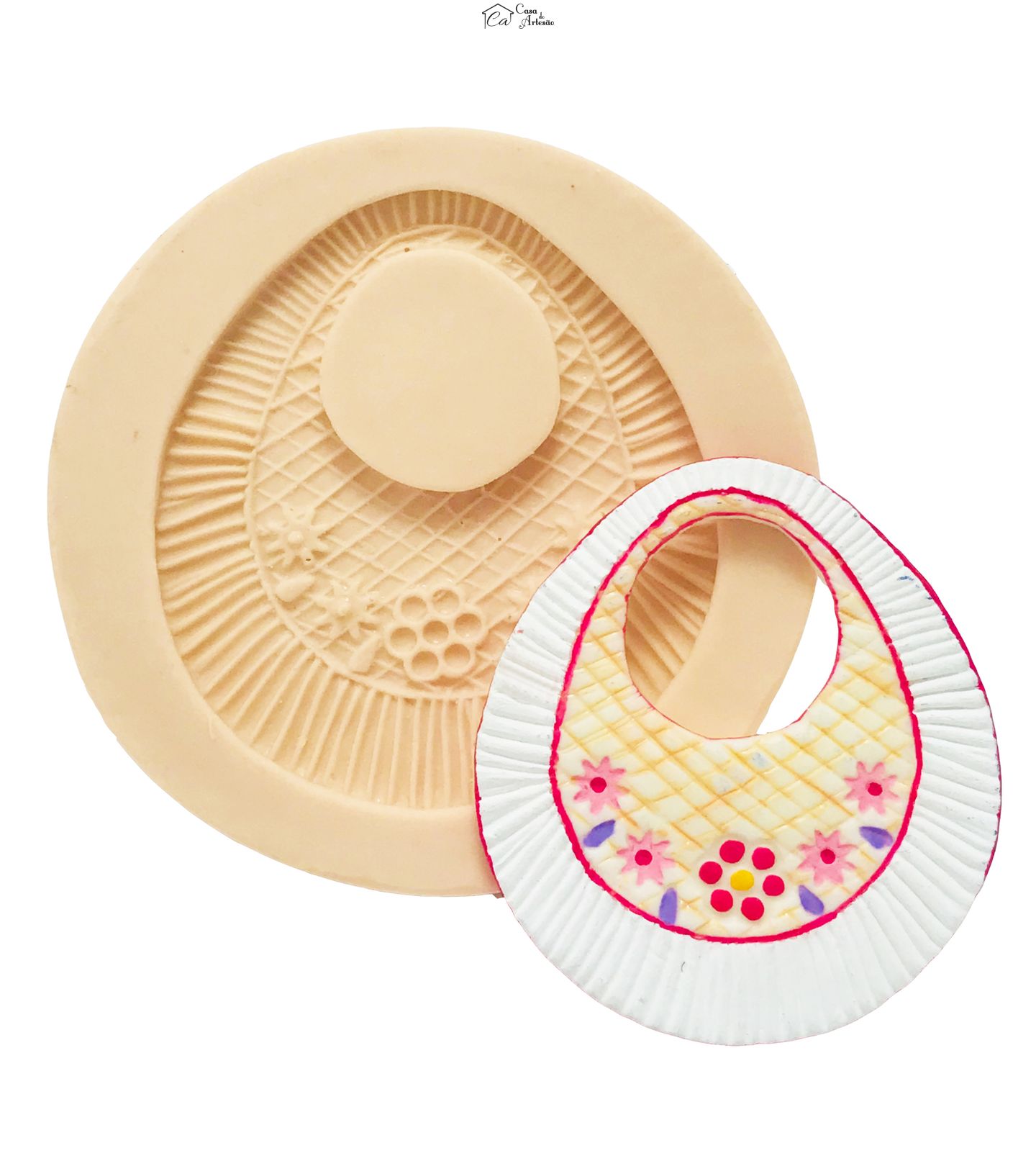 Molde de silicone - Babador