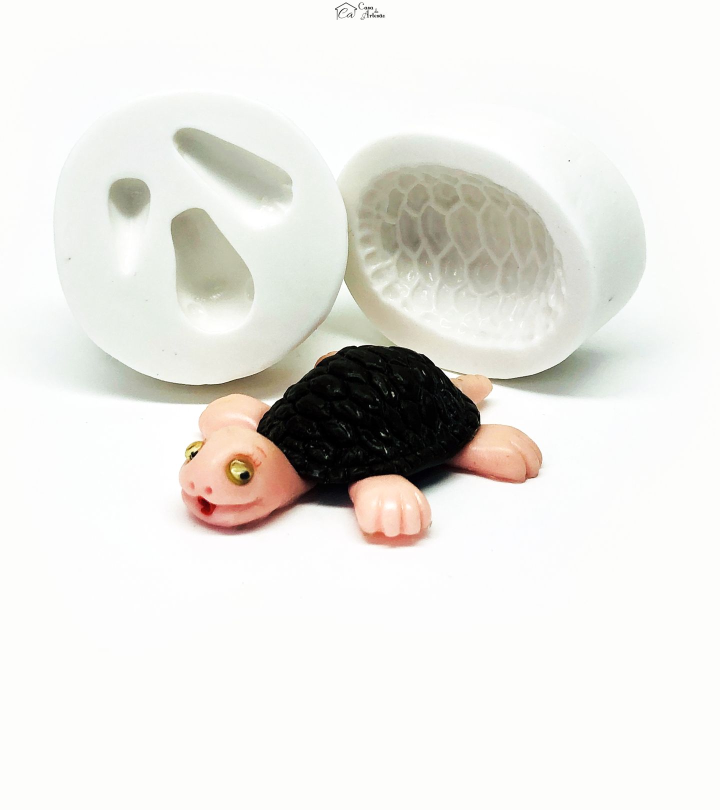 Molde de silicone - Tartaruga Grande - P1120/P1121