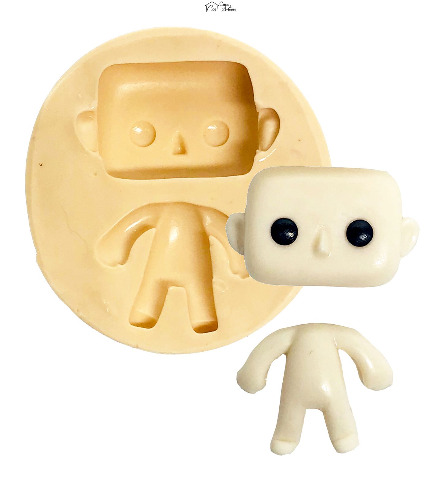 Molde de silicone - Funko Pop - Universal - Medio - P613