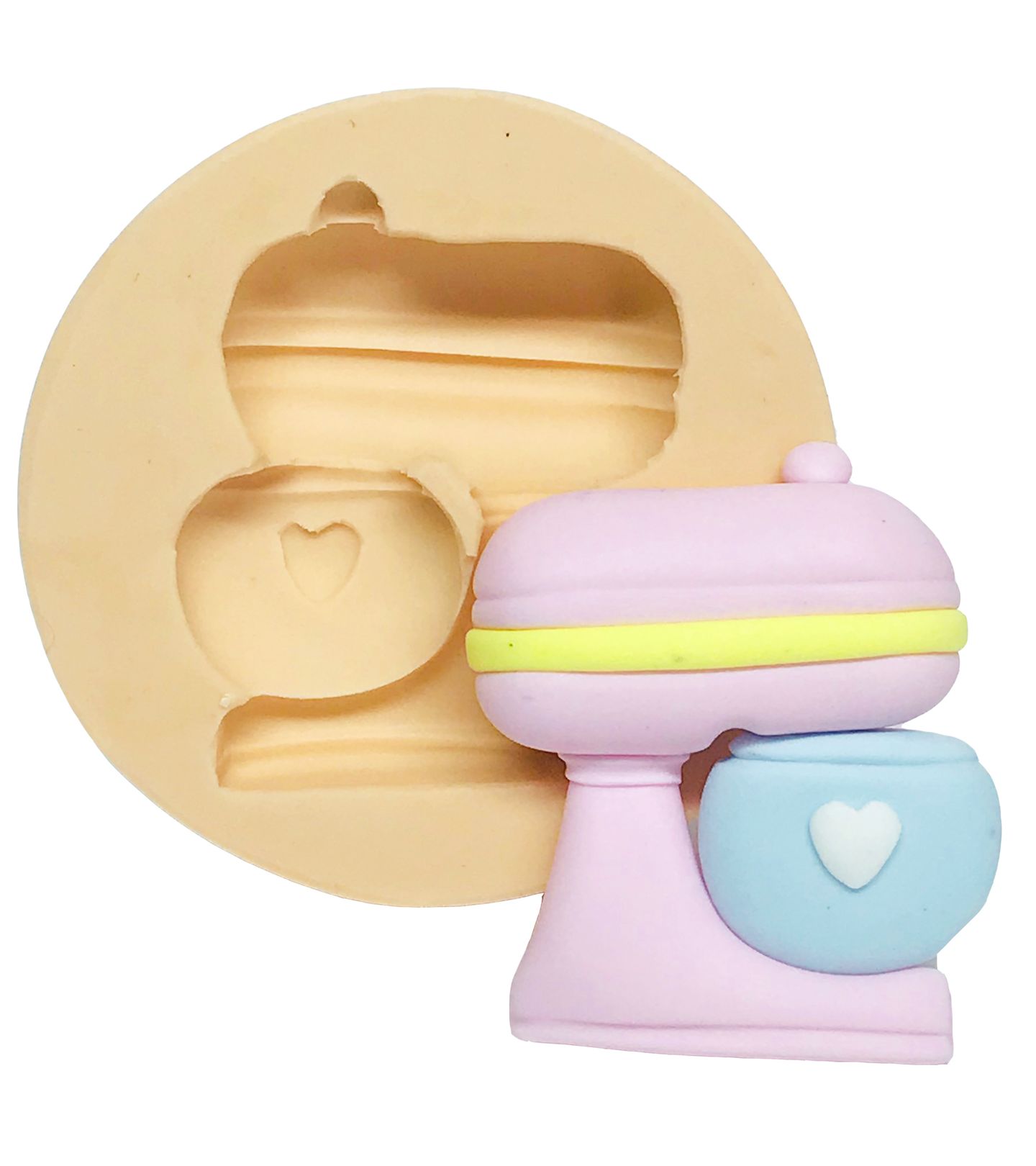 Molde de silicone - Utensilios de Cozinha - Batedeira - Grande - P532