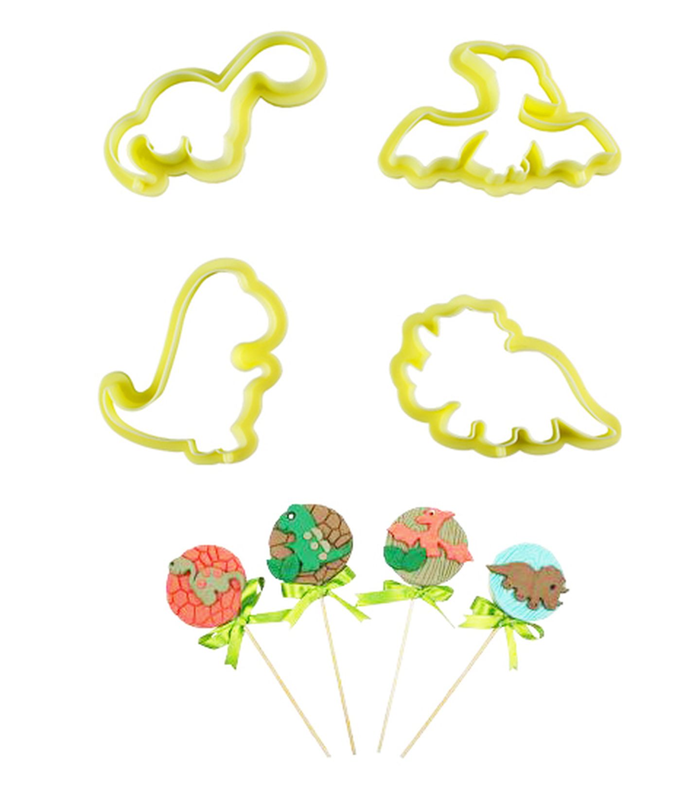 Cortador Blue Star - Kit Dinossauros - c/ 04 Peças - Cod.6528