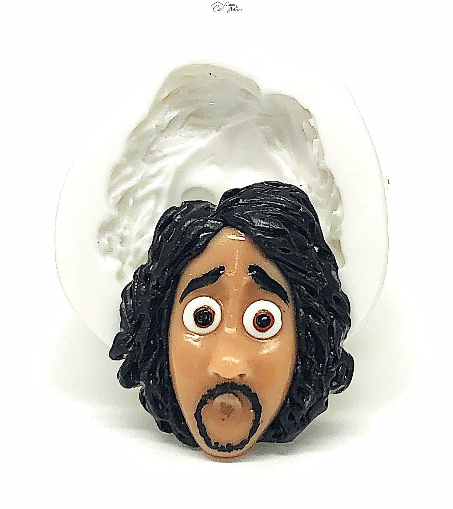 Molde de silicone - Encanto - Rosto Bruno - Medio - P1121