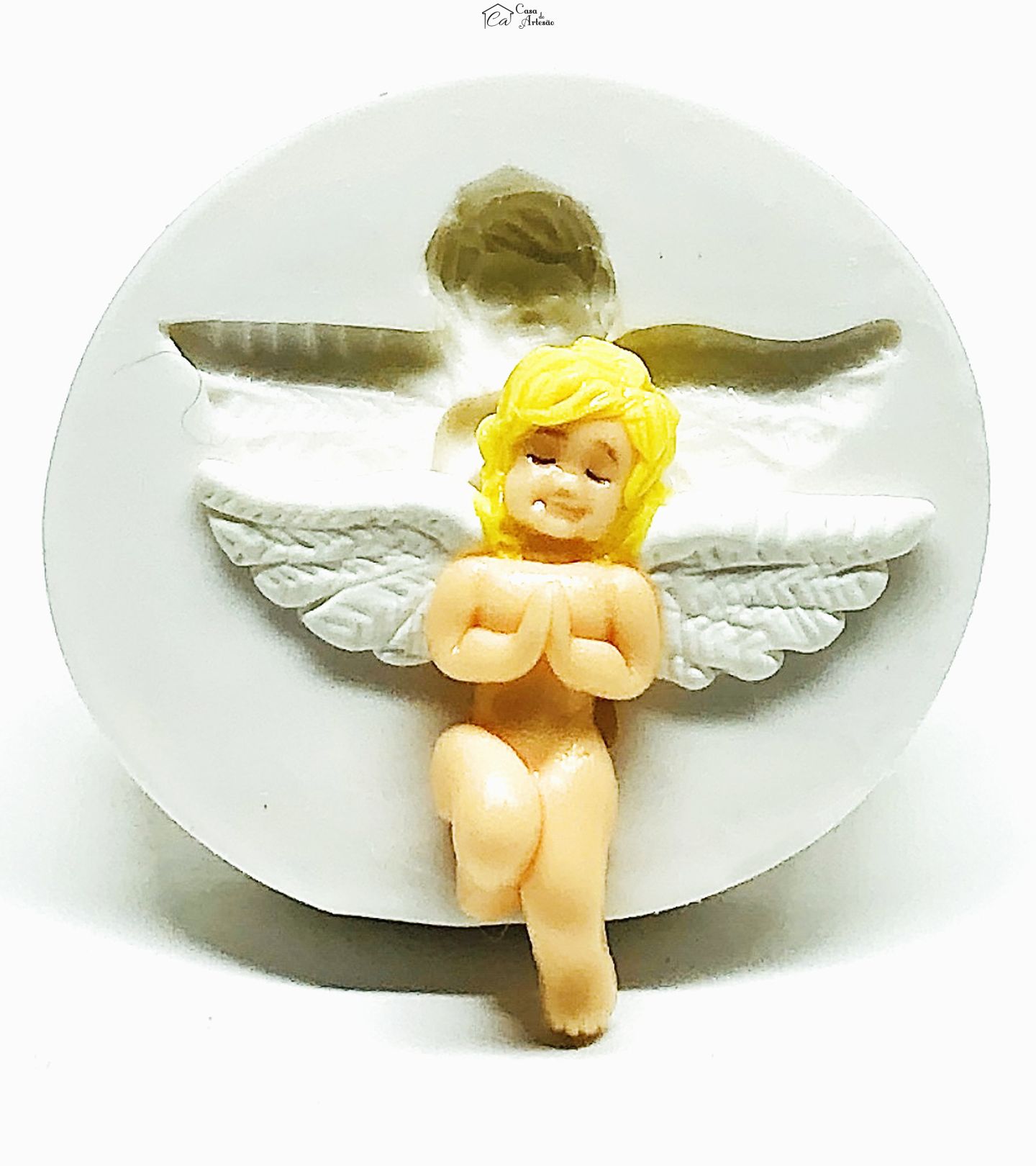 Molde de silicone - Anjo - Mod.02 - Pequeno - P971