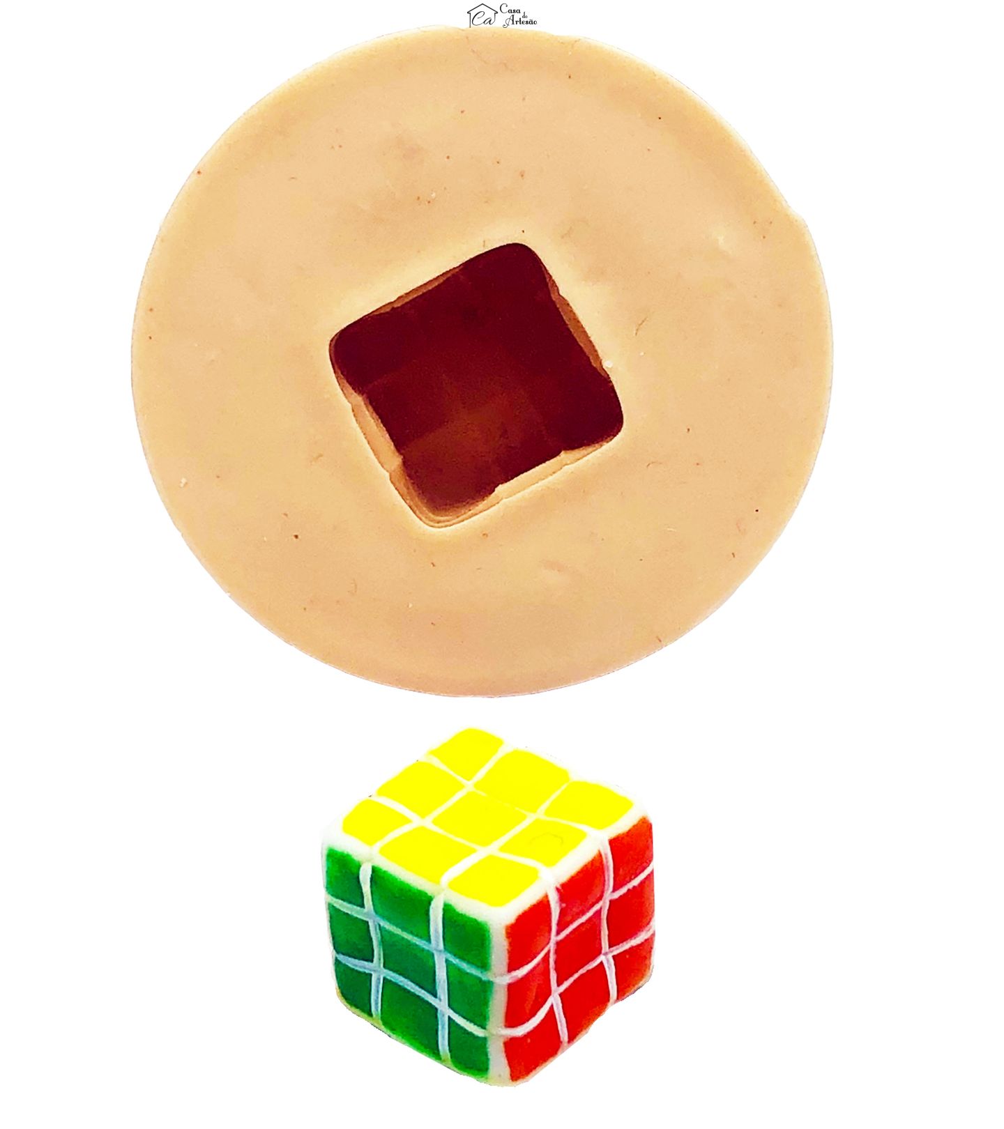 Molde de silicone - Cubo Magico - Pequeno - P838