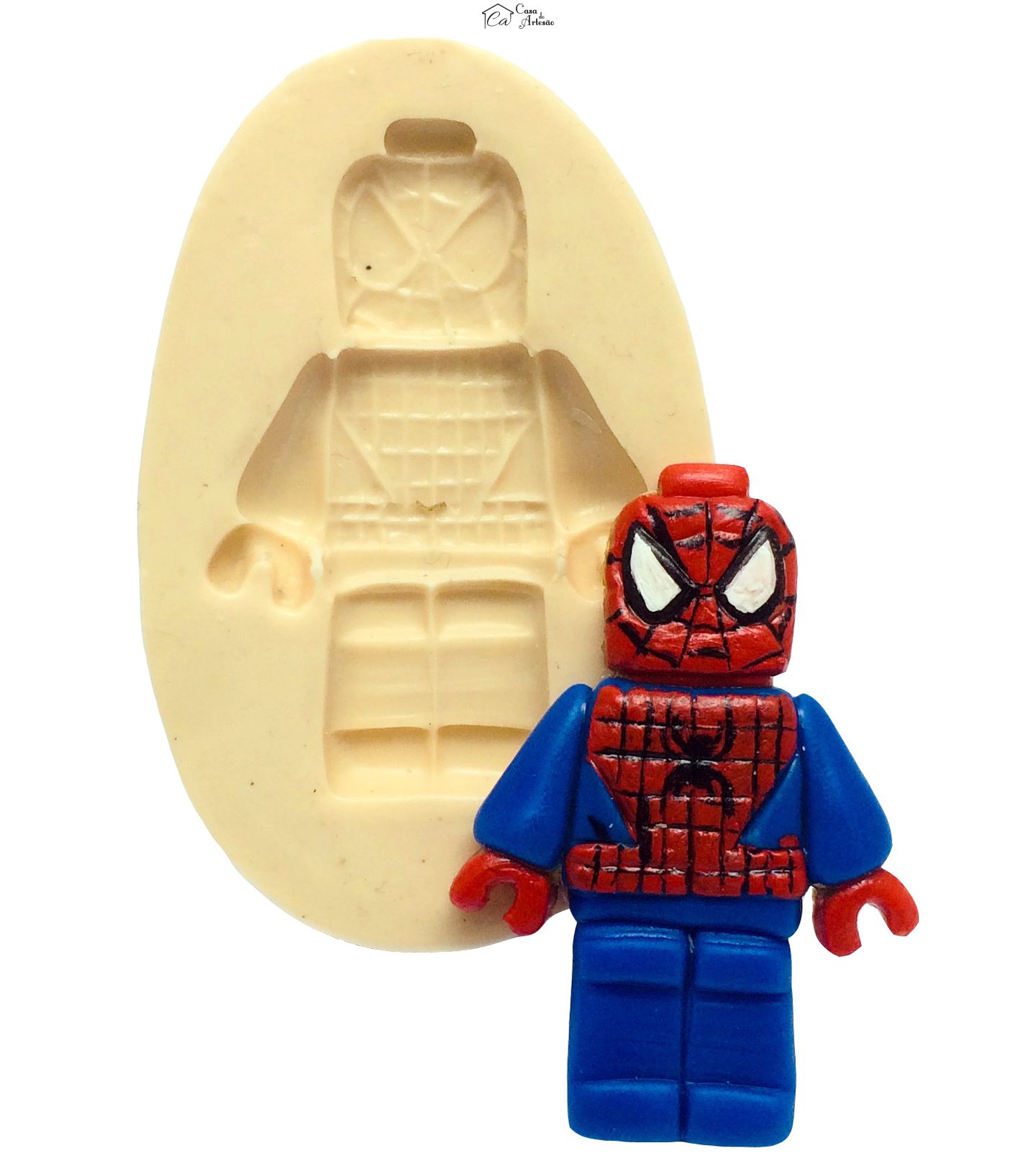 Molde de silicone - Lego Homem Aranha