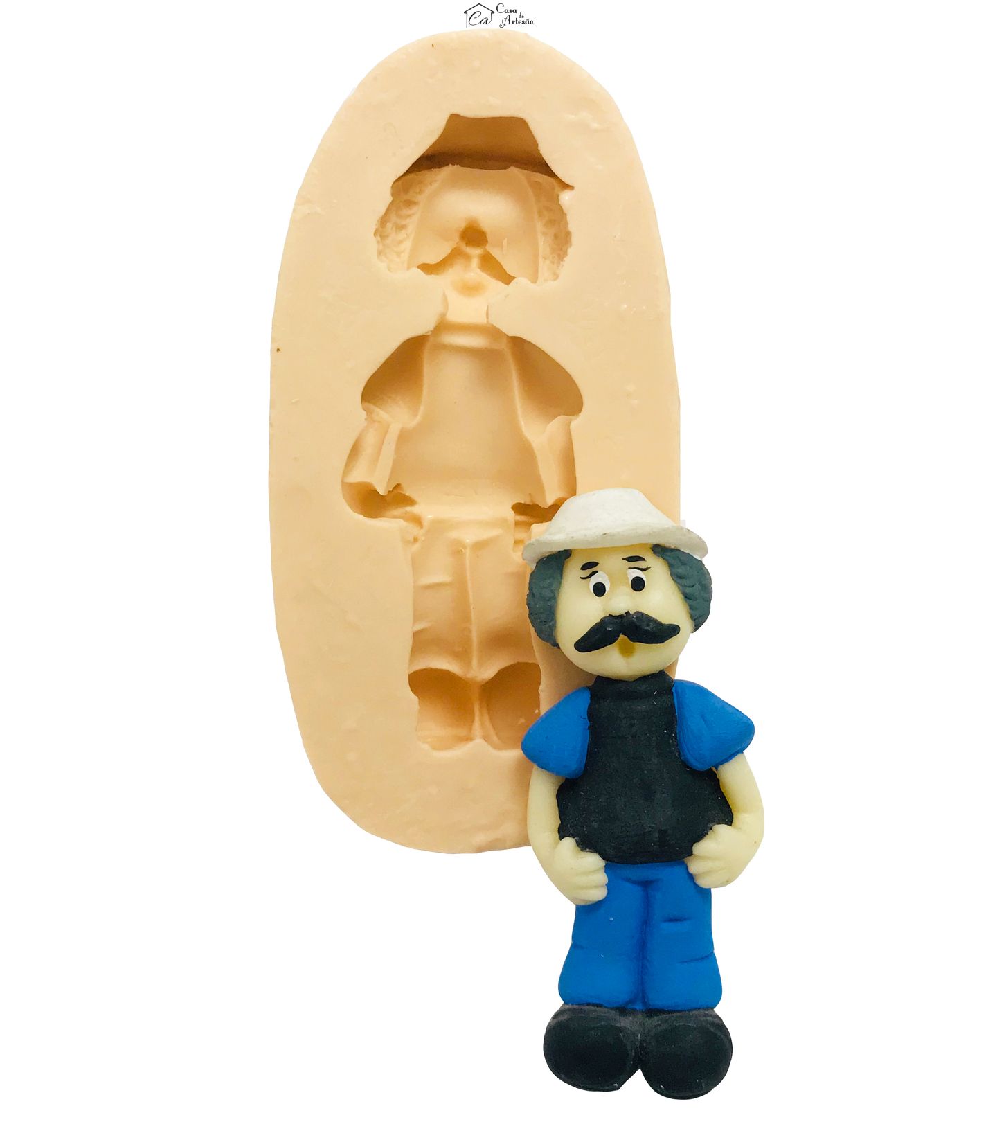 Molde de silicone - Seriado Chaves -Sr. Madruga - P165