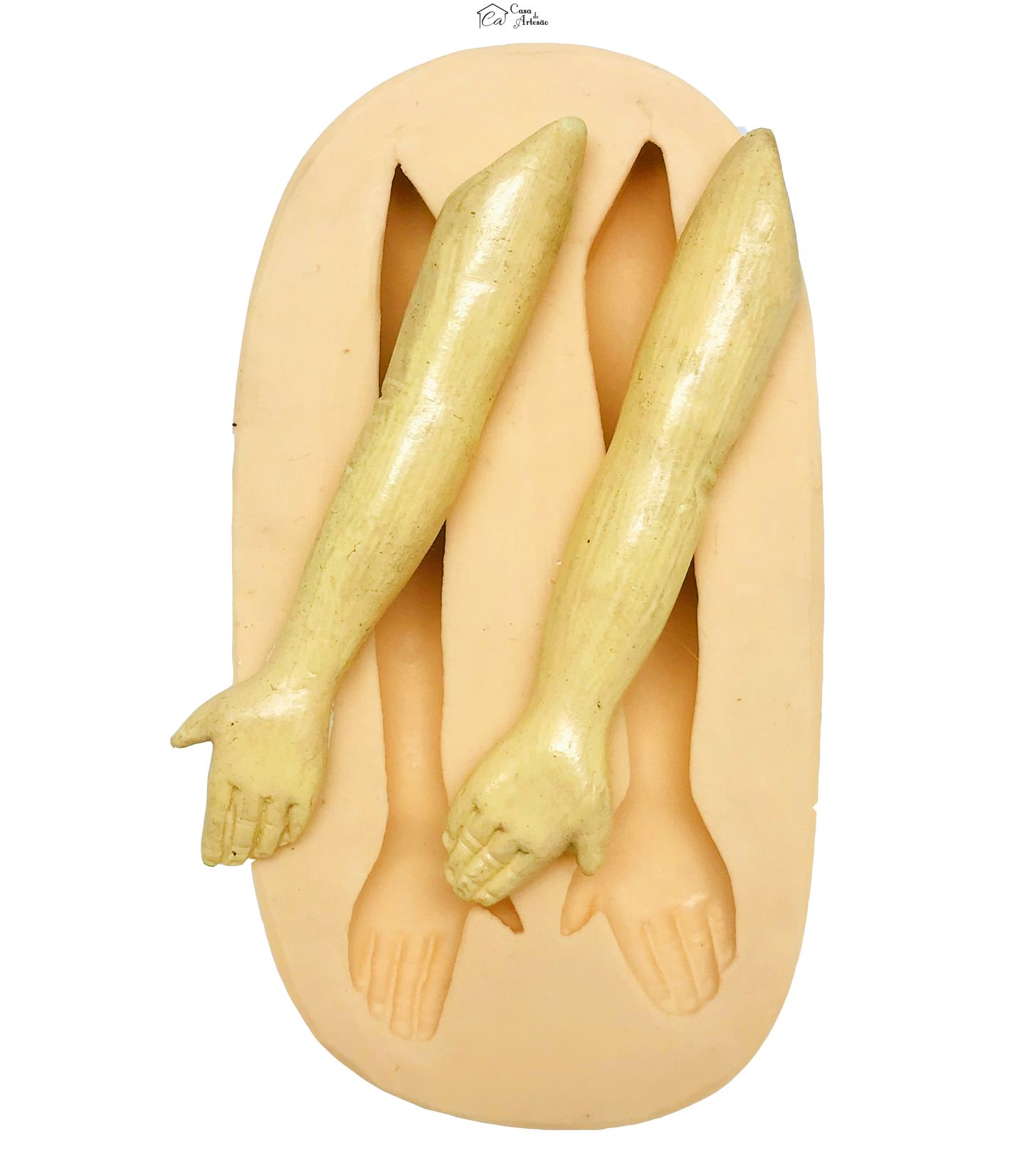 Molde de silicone - Braços Mod. 1
