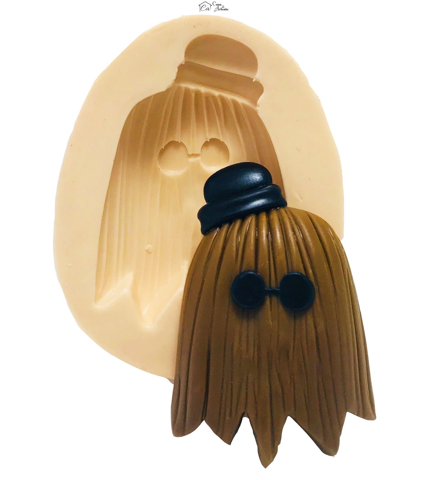 Molde de silicone - Familia Addams - Rosto Primo It - Grande - P410