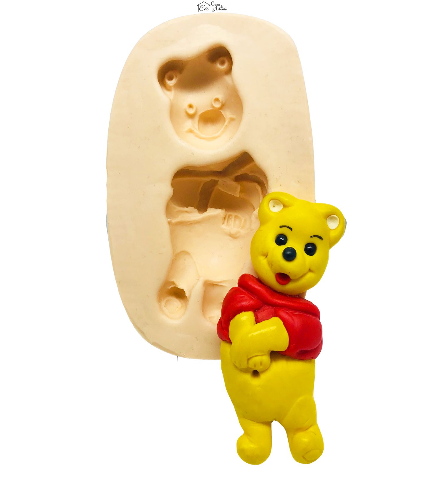 Molde de silicone - Turma do Urso Pooh - Pooh Grande