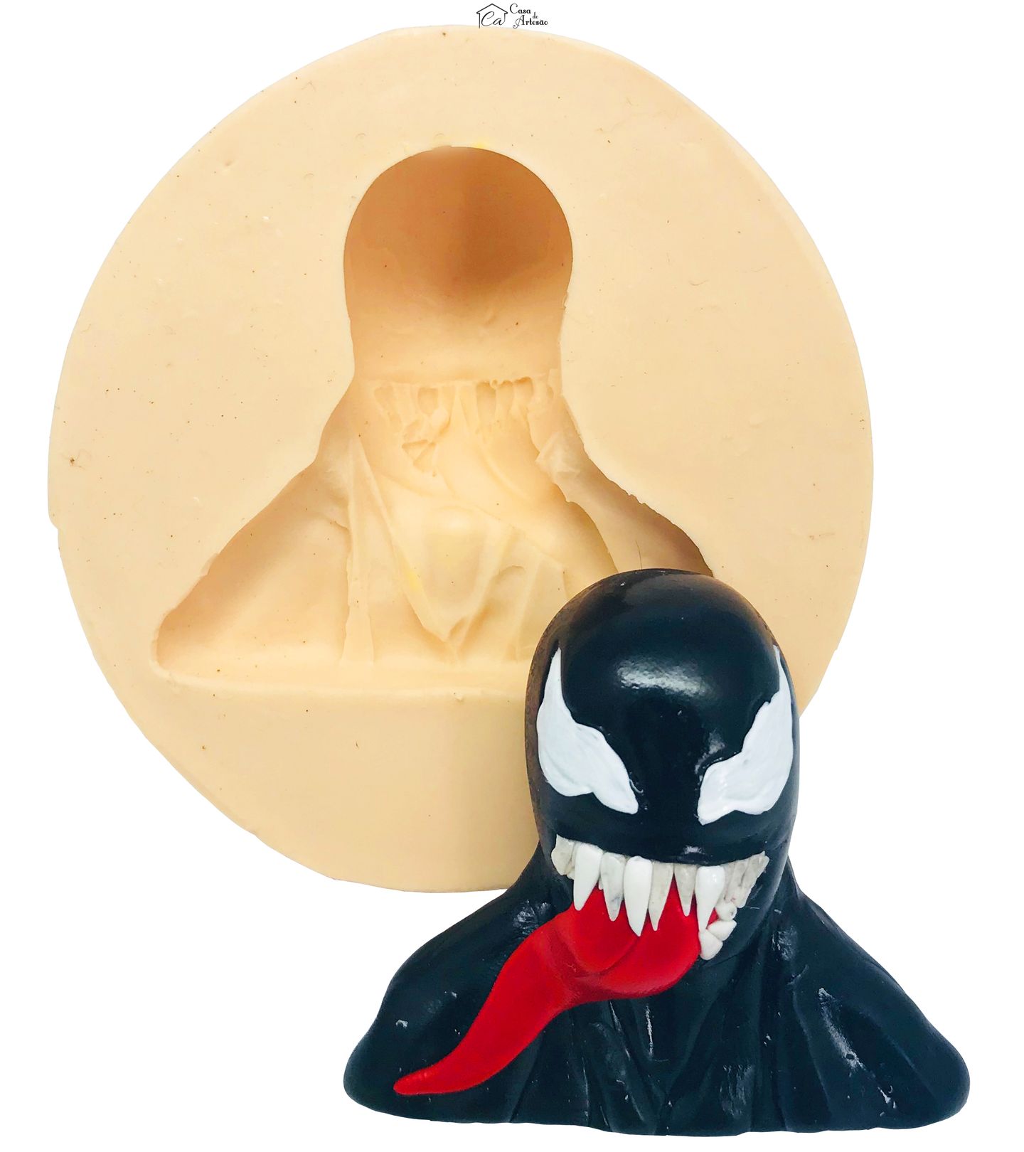 Molde de silicone - Homem Aranha - Venon - Grande - P462