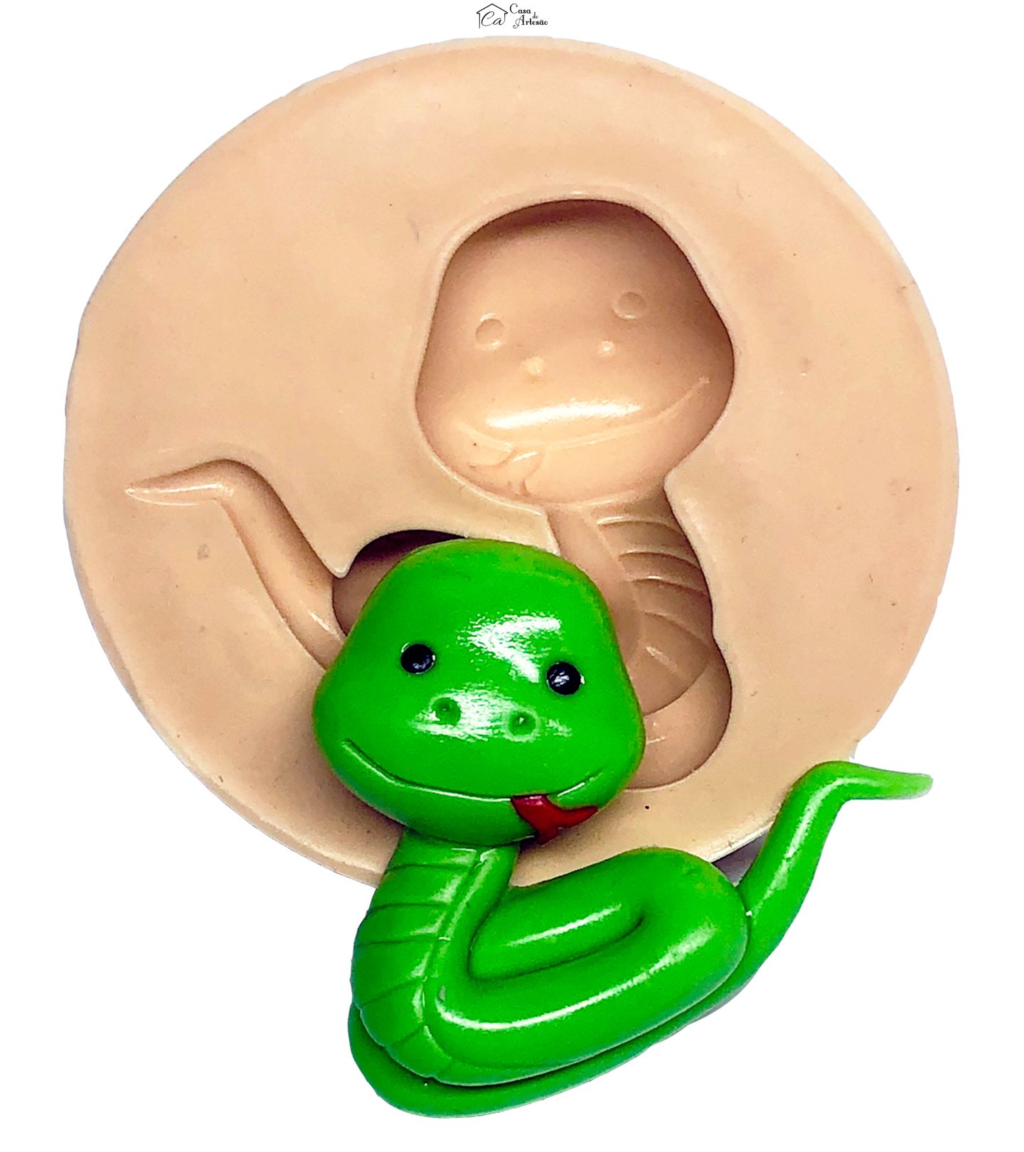Molde de silicone - O Pequeno Principe - Serpente - Grande - P744