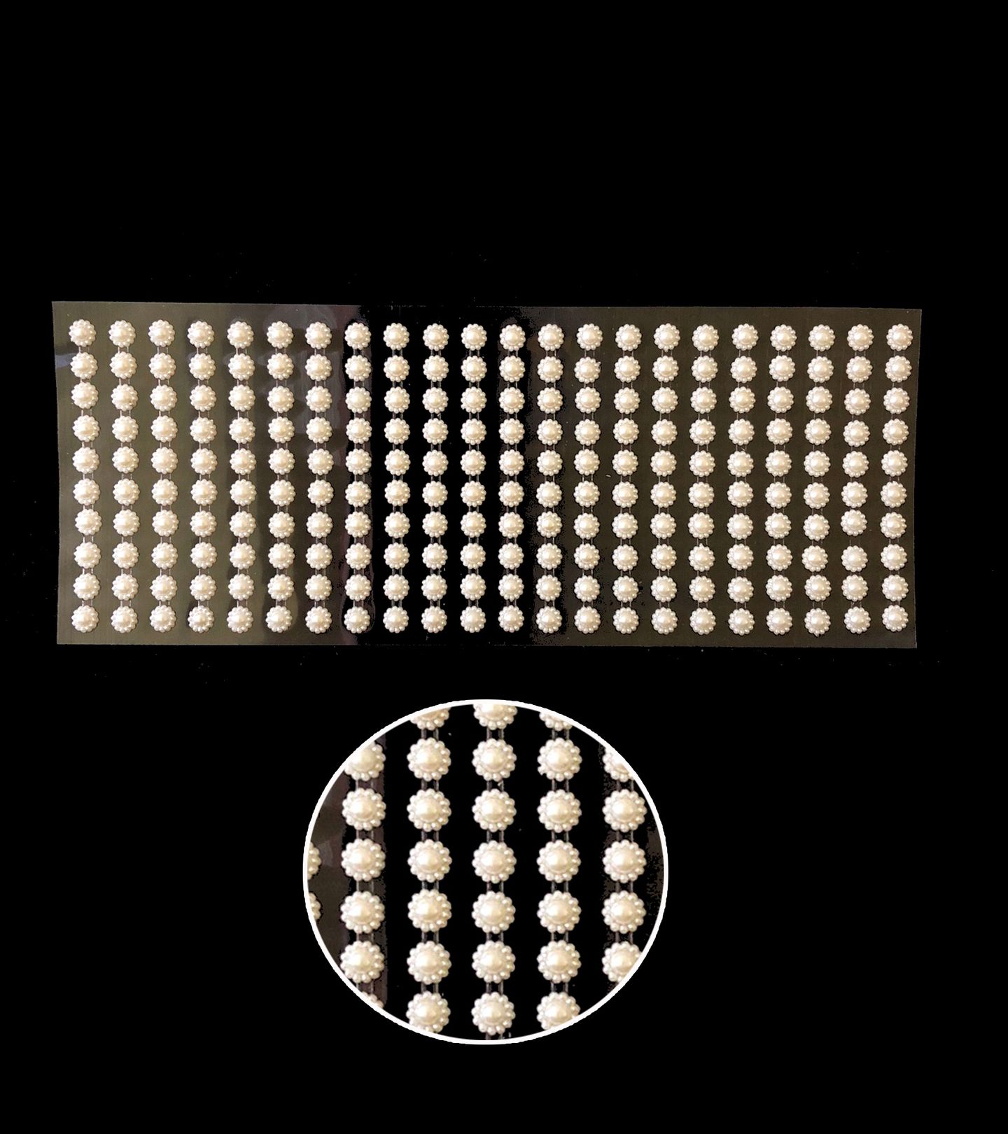 Adesivo - Cartela - 1/2 Perola Flor - 08 mm