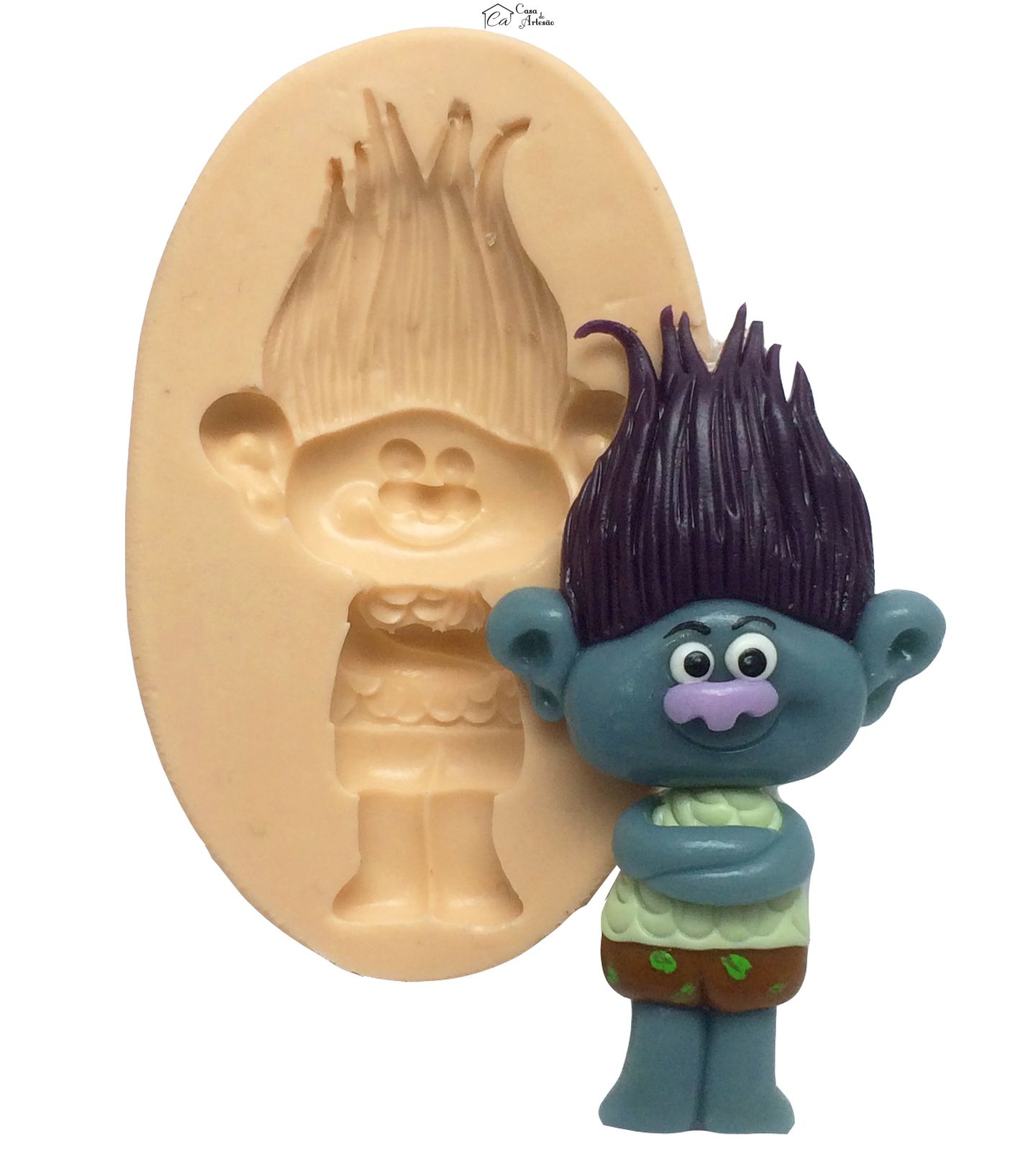 Molde de silicone - Trol - Creek Medio - P287