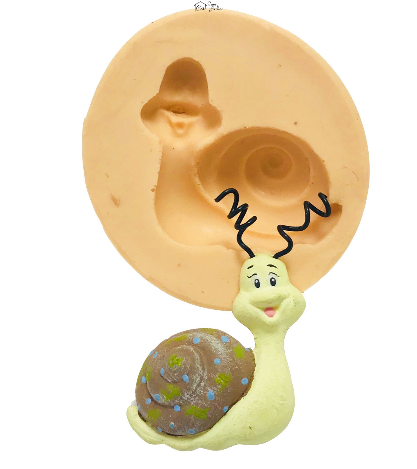 Molde de silicone - Caracol II