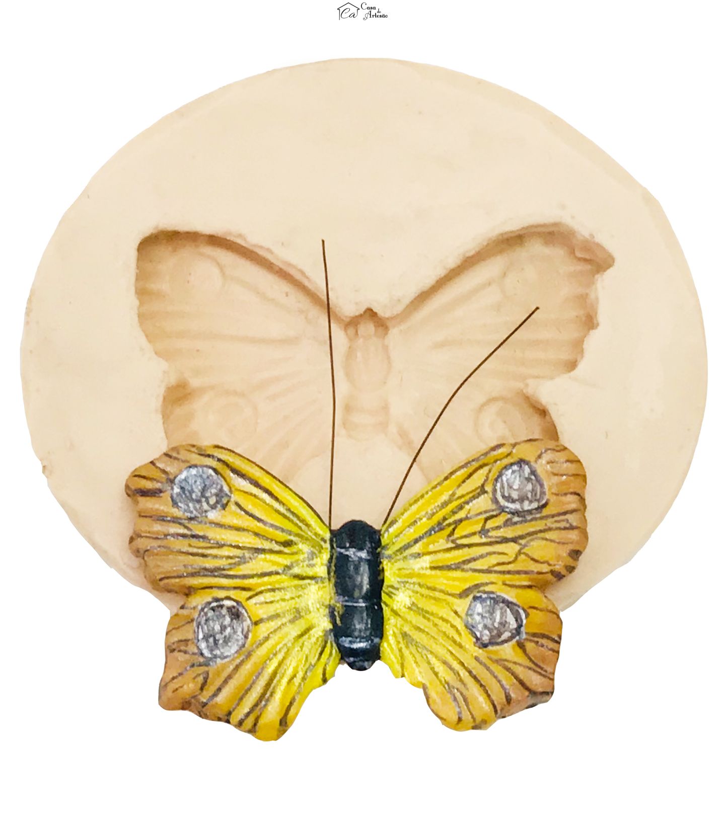 Molde de silicone - Borboleta Pequena