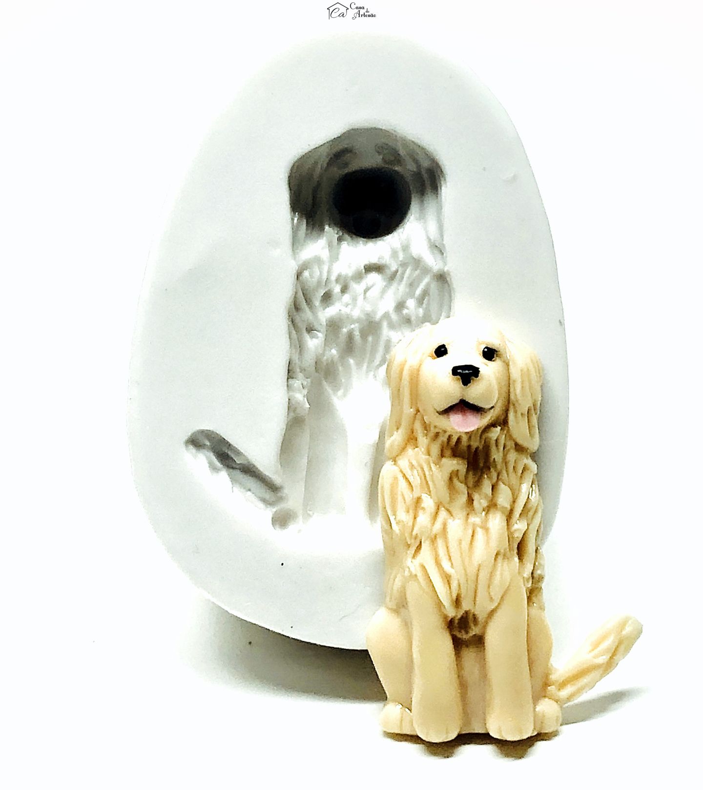 Molde de silicone - Cachorro - Golden Retriever - Medio - P1045