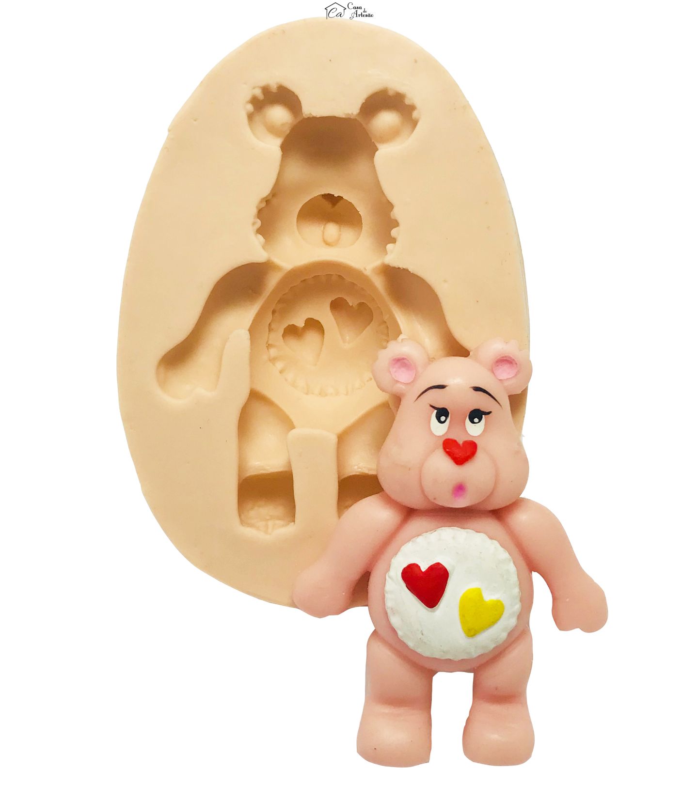 Molde de silicone - Ursinho Carinhoso - P1180