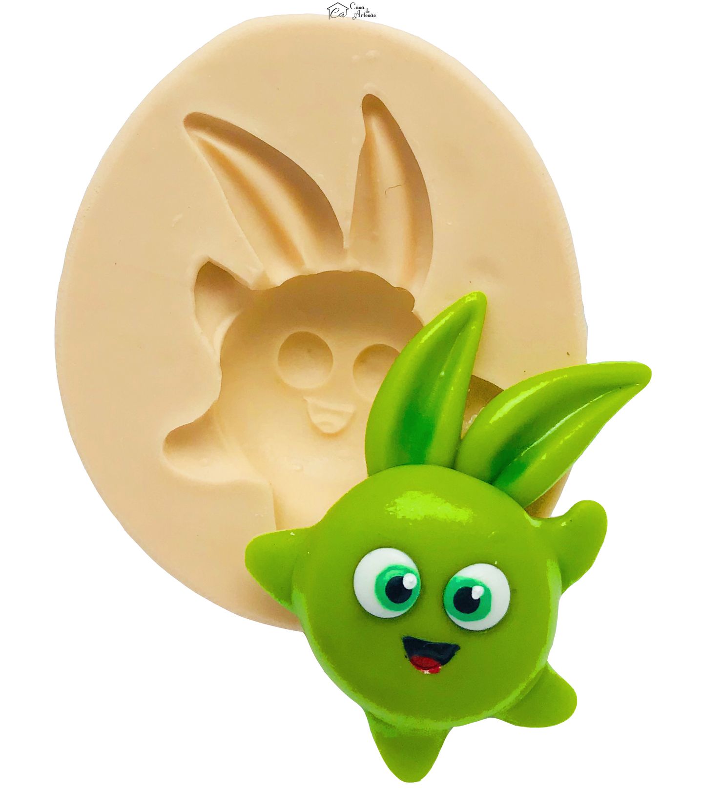 Molde de silicone - Sunny Bunnies - Rosto Hopper - Medio - P453