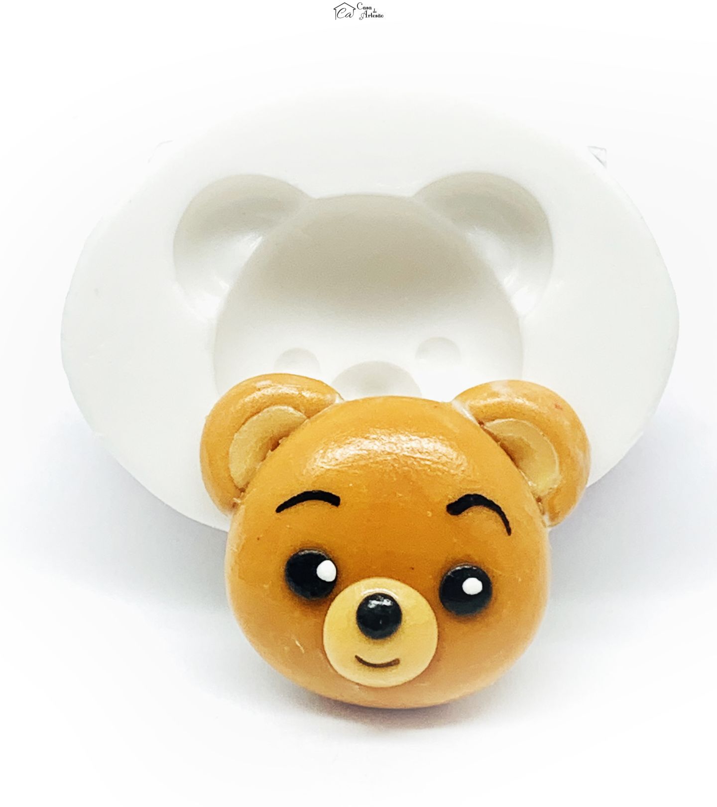 Molde de silicone - Palhaço Plim Plim - Rosto Ban - Pequeno - P1219