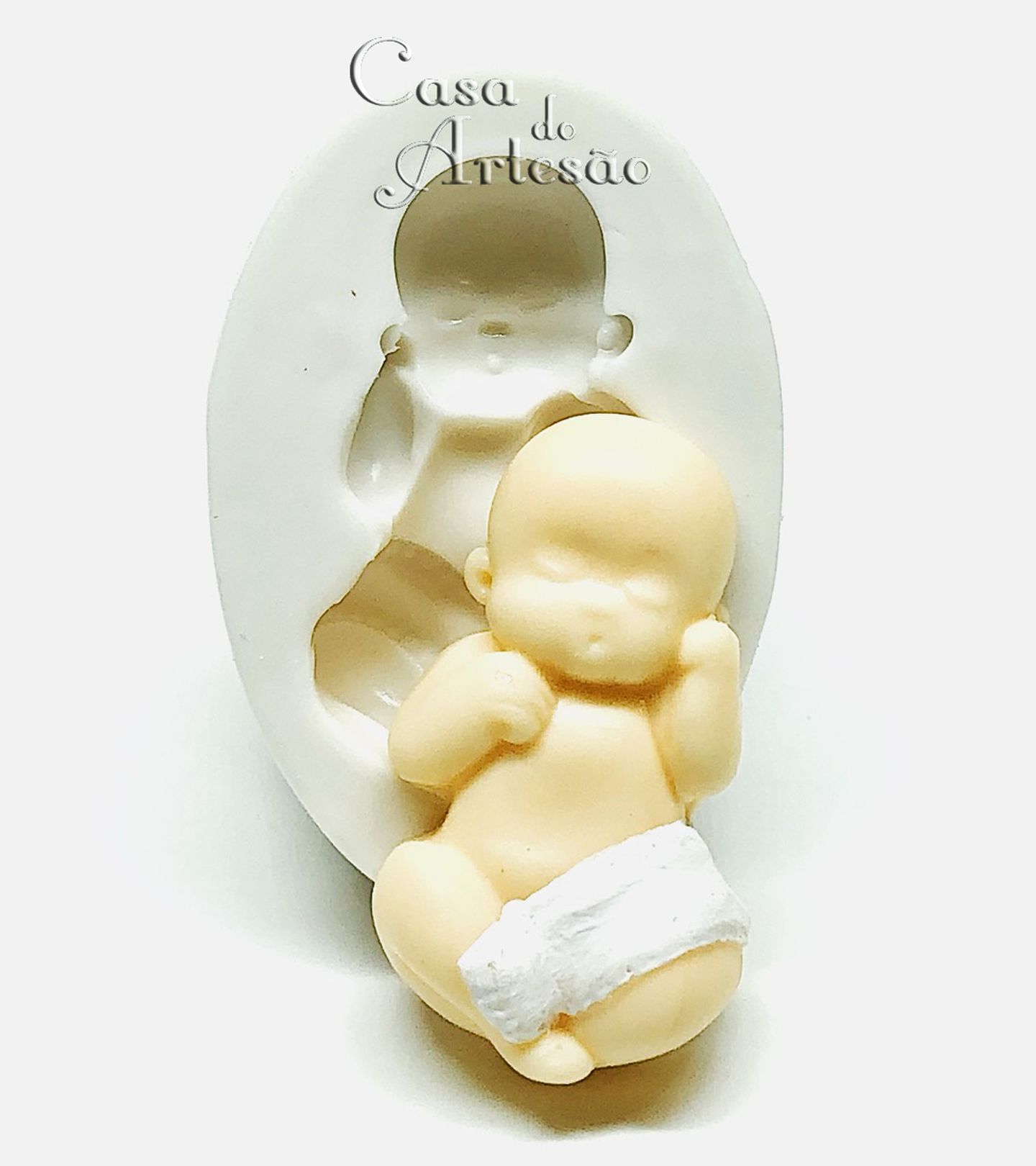 Molde de silicone - Bebe Dormindo - Medio - P937