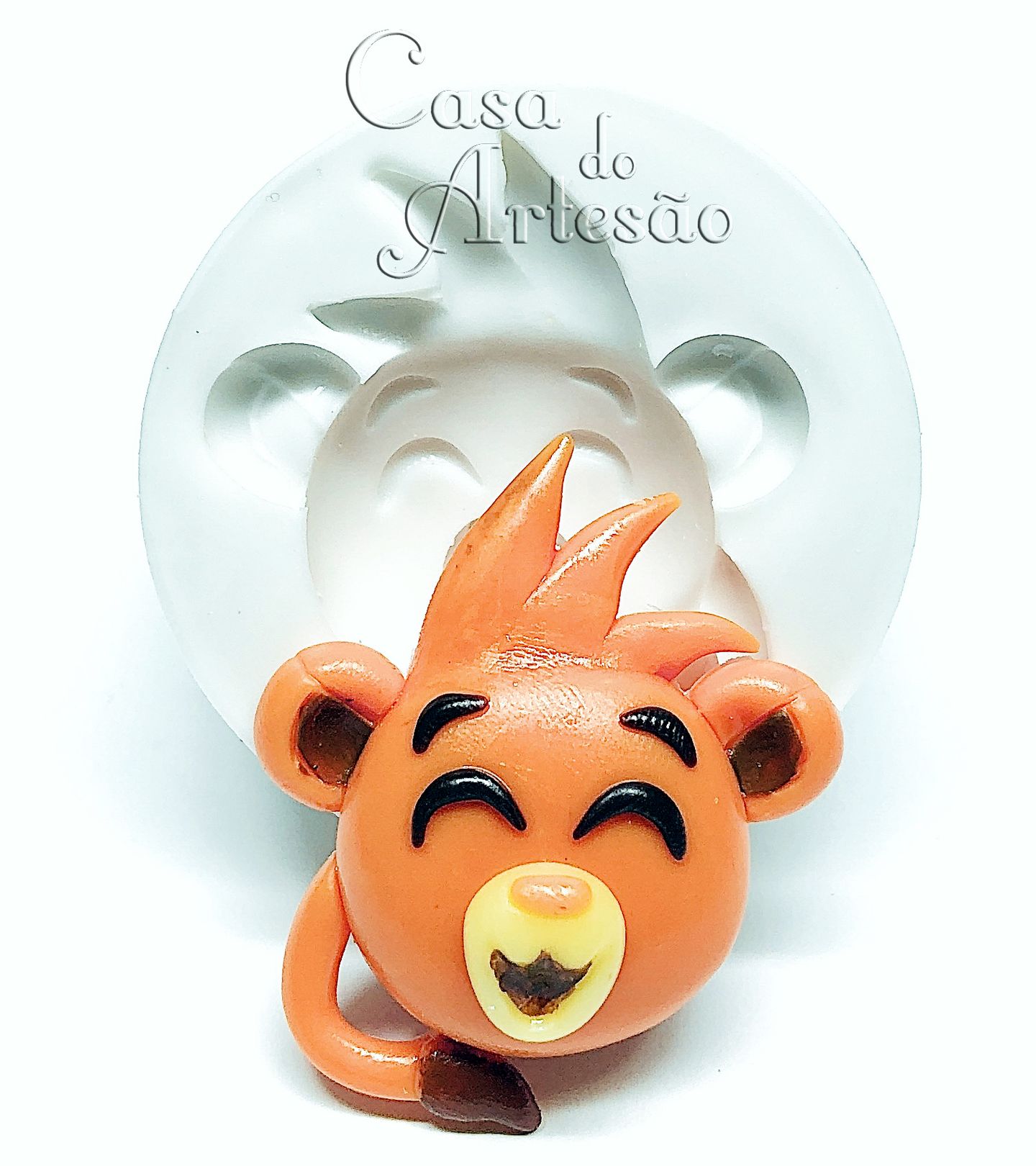 Molde de silicone - Bolofofos - Rosto Rick - Medio - P914