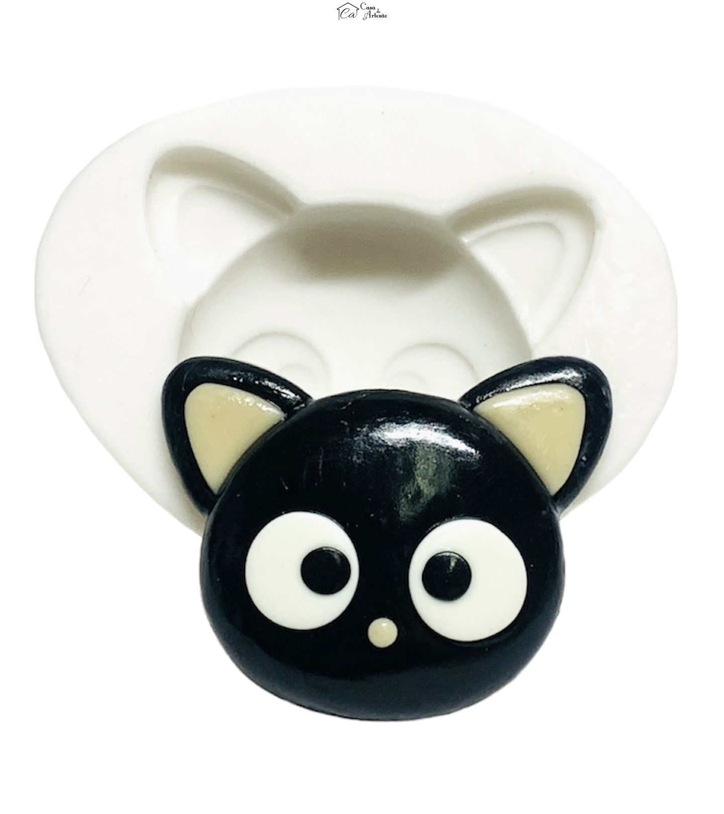 Molde de silicone - Hello Kitty - Rosto Chococat - Grande - P1246