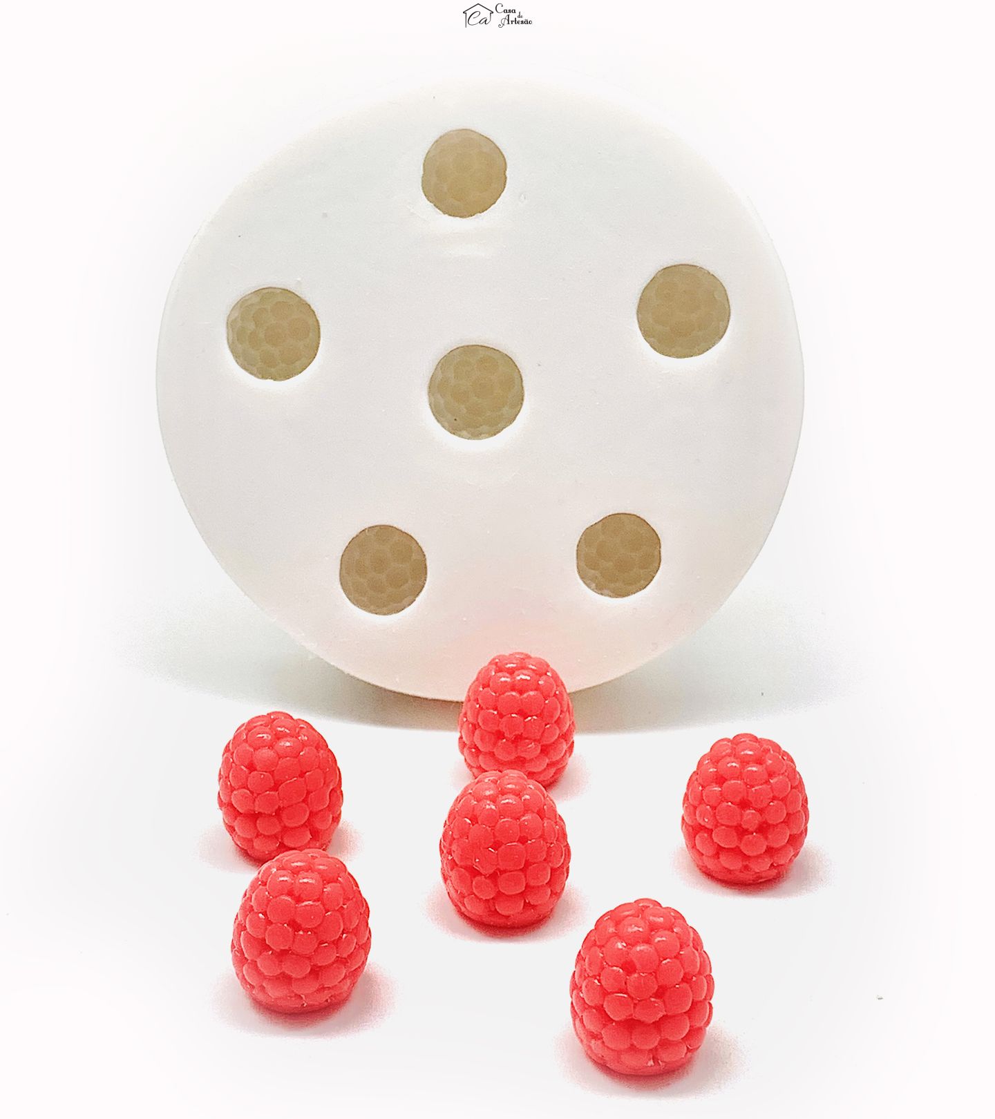 Molde de silicone - Framboesas