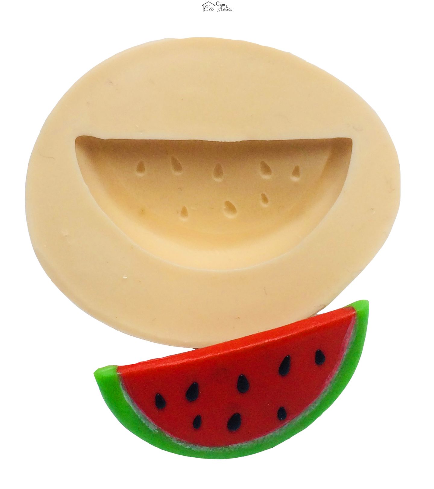 Molde de silicone - Melancia Pequena - P227
