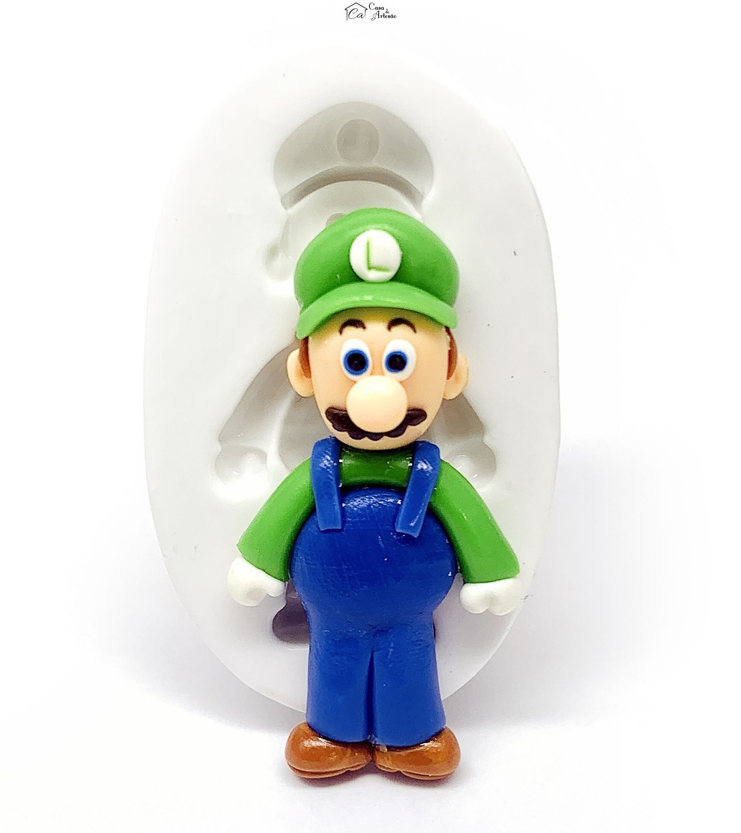 Molde de silicone - Super Mario Bros. - Luigi Medio - P286