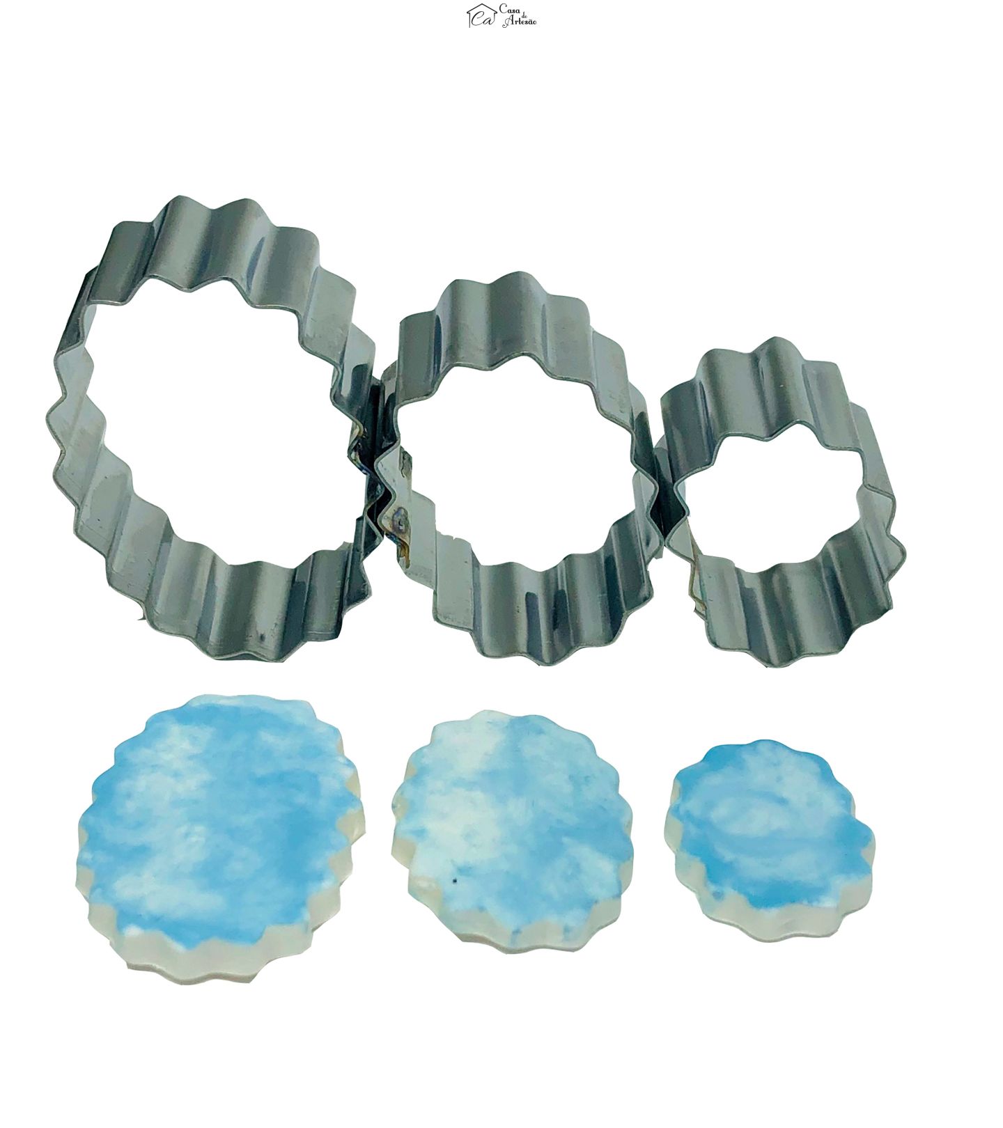 Cortador Aço - Nuvem - 3 Tamanhos - Mod.01