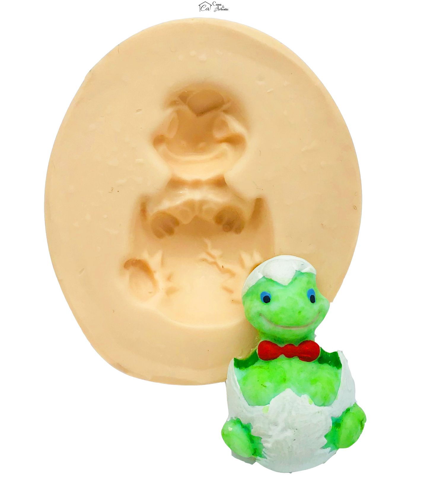 Molde de silicone - Tartaruga no Ovo