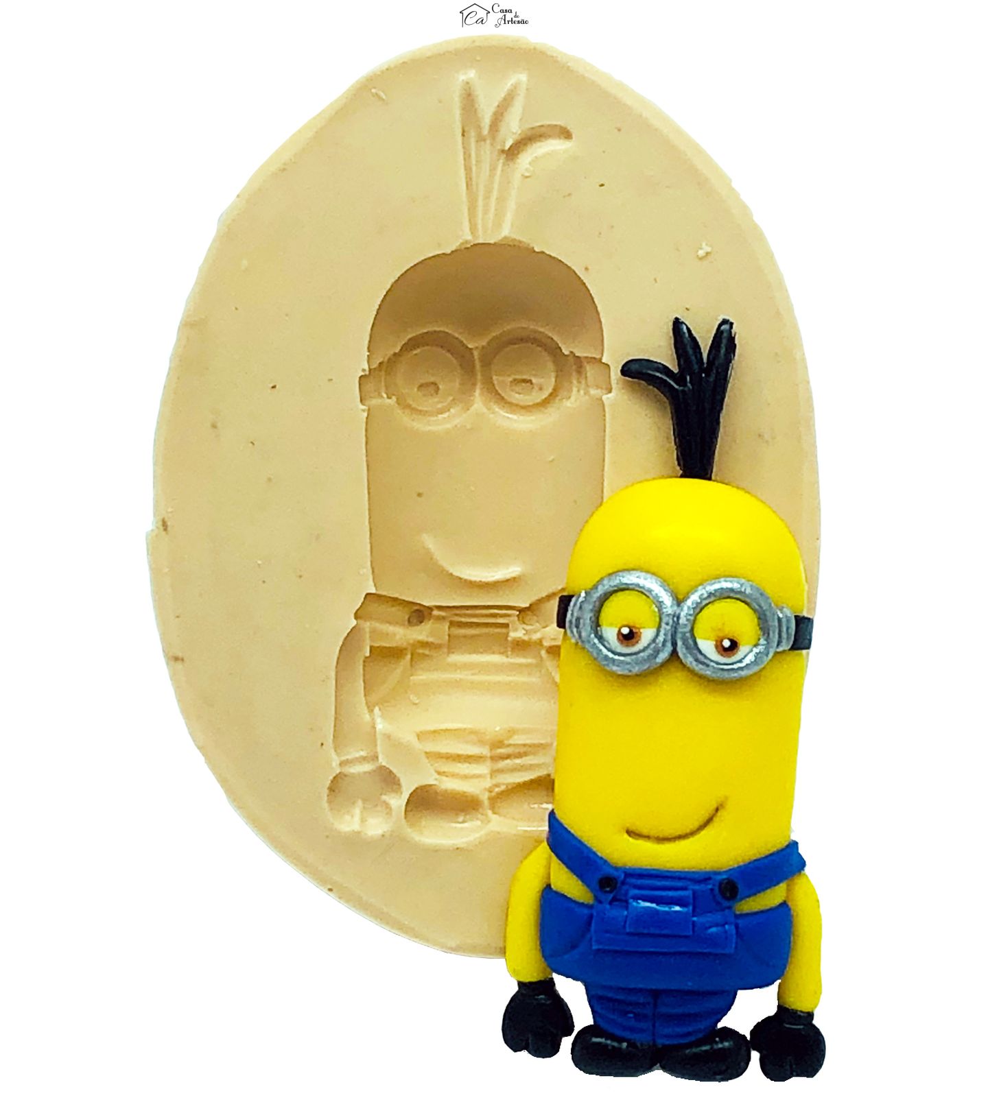 Molde de silicone - Meu Malvado Favorito - Minions Kevin - Medio - P777