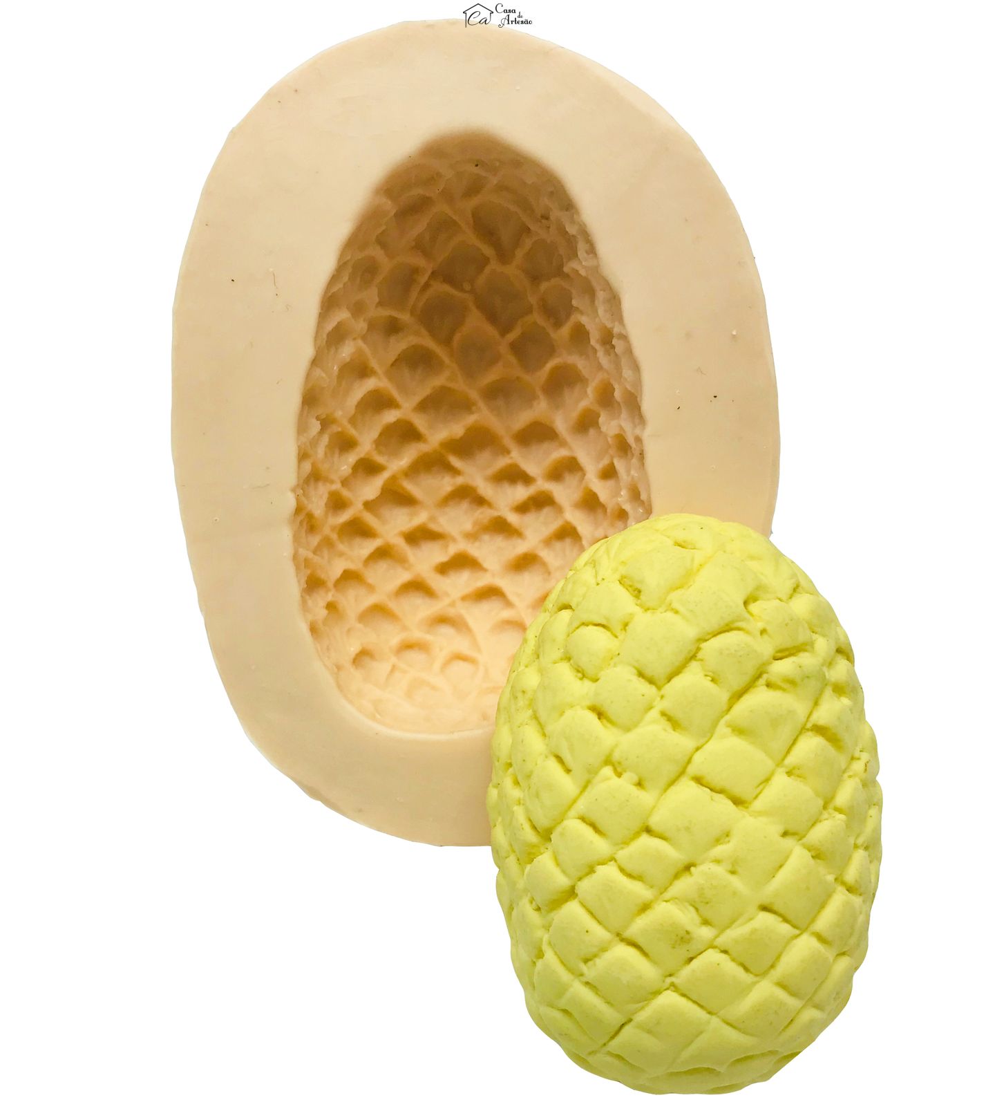 Molde de silicone - Abacaxi