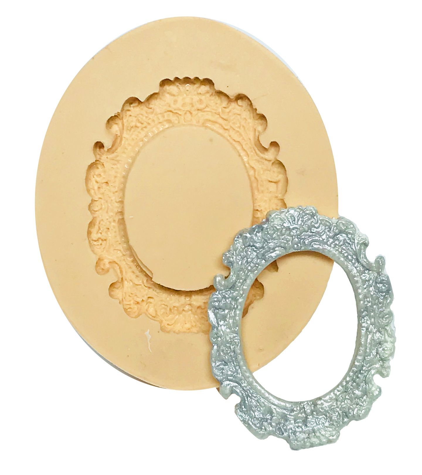 Molde de silicone - Moldura Media - Mod. 02 - P568 / P590