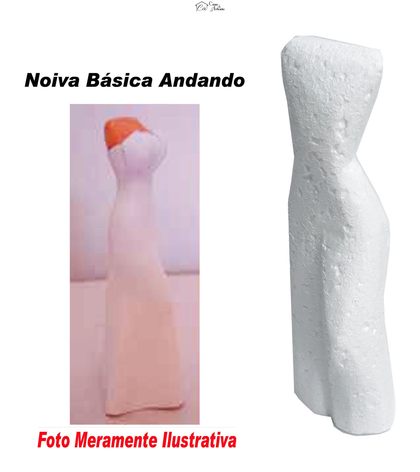 Isopor - M07 - Corpo Noiva Basica Andando