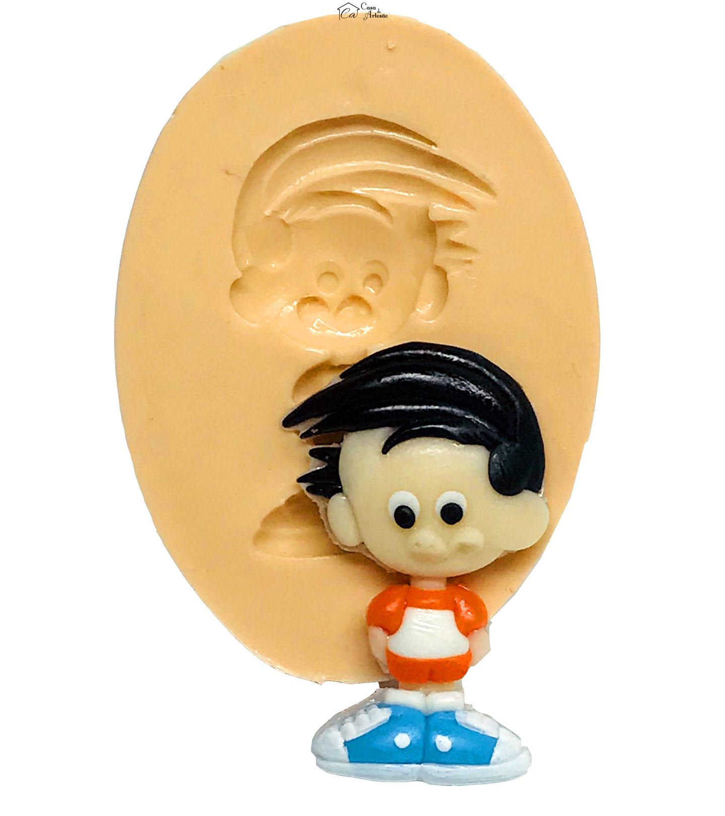 Molde de silicone - O Fantástico Mundo de Bobby - Bobby - Pequeno - P613