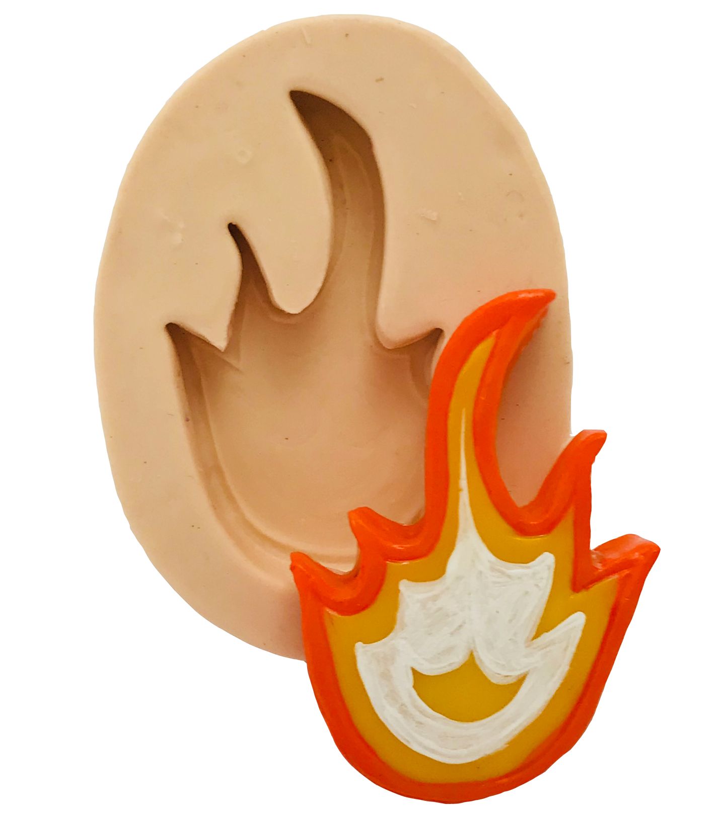 Molde de silicone - Blaze and the Monster Machines - Fogo - Medio - P447