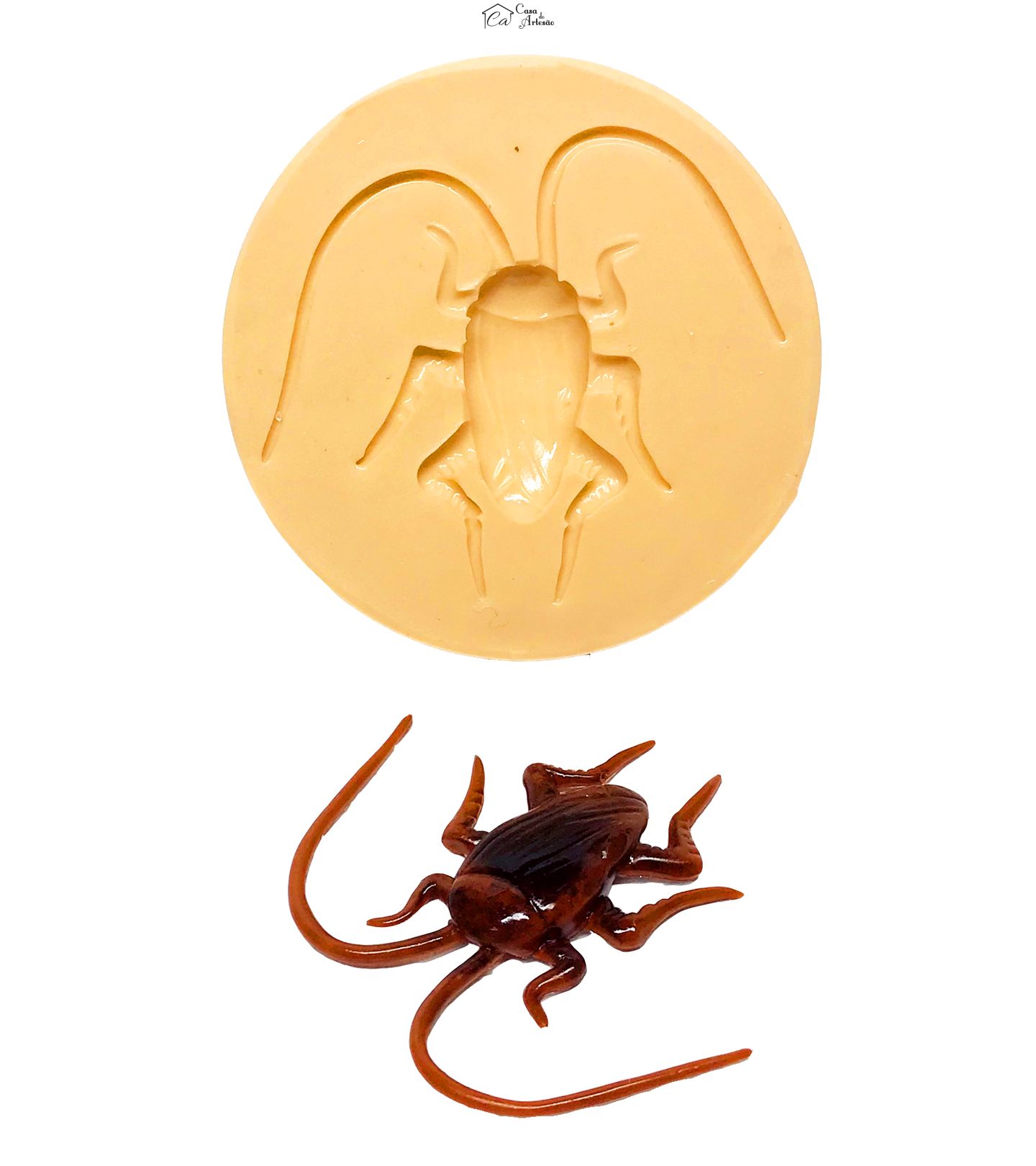 Molde de silicone - Barata - Media - P617